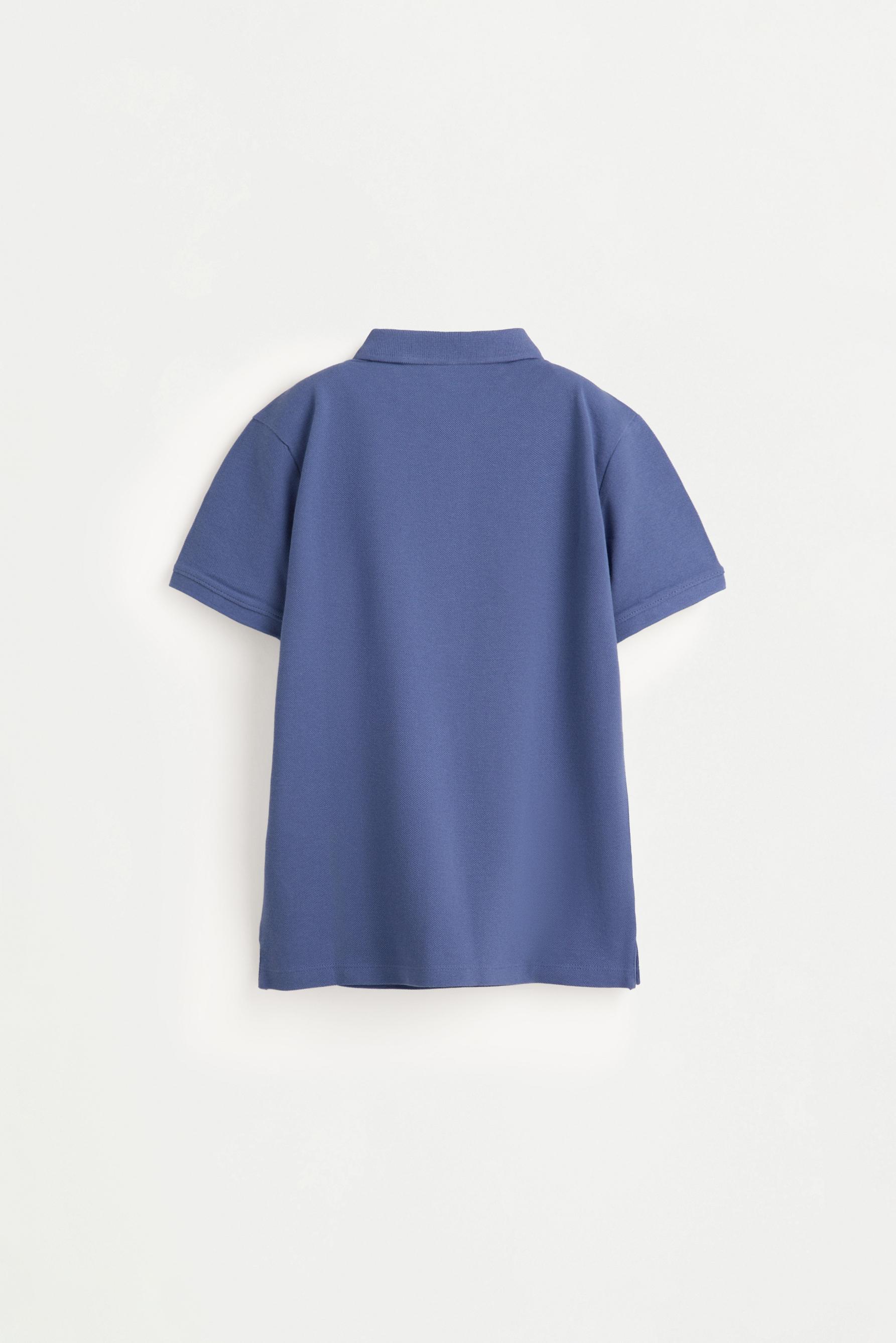 Basic polo shirt — MEDIUM BLUE