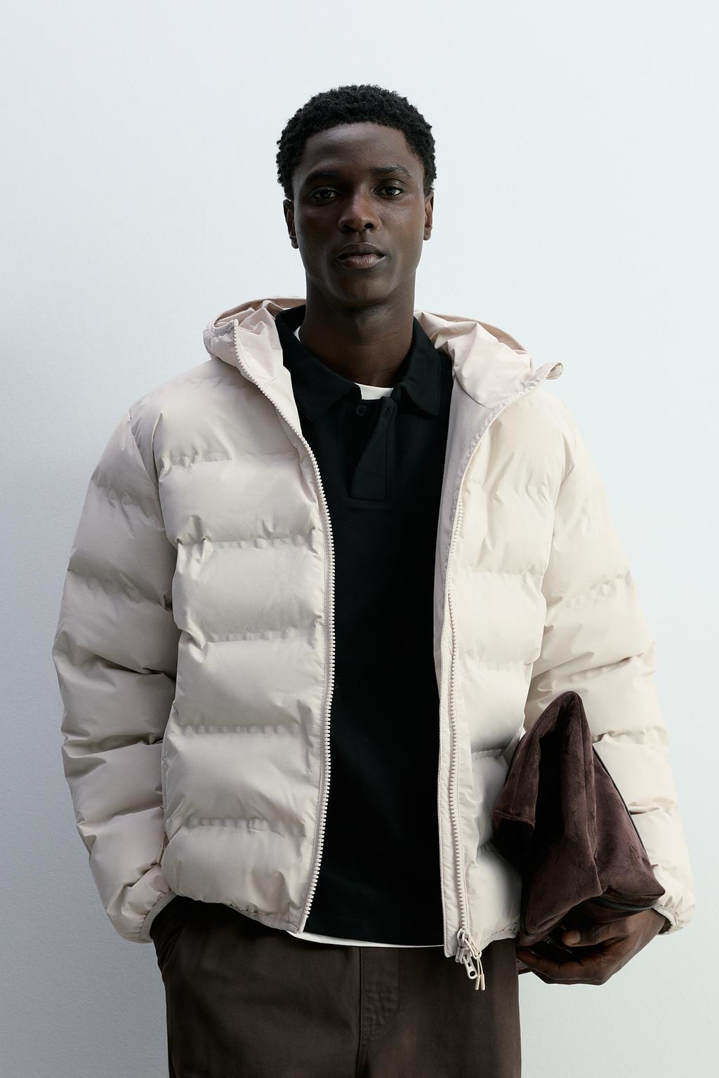 Hooded quilted jacket