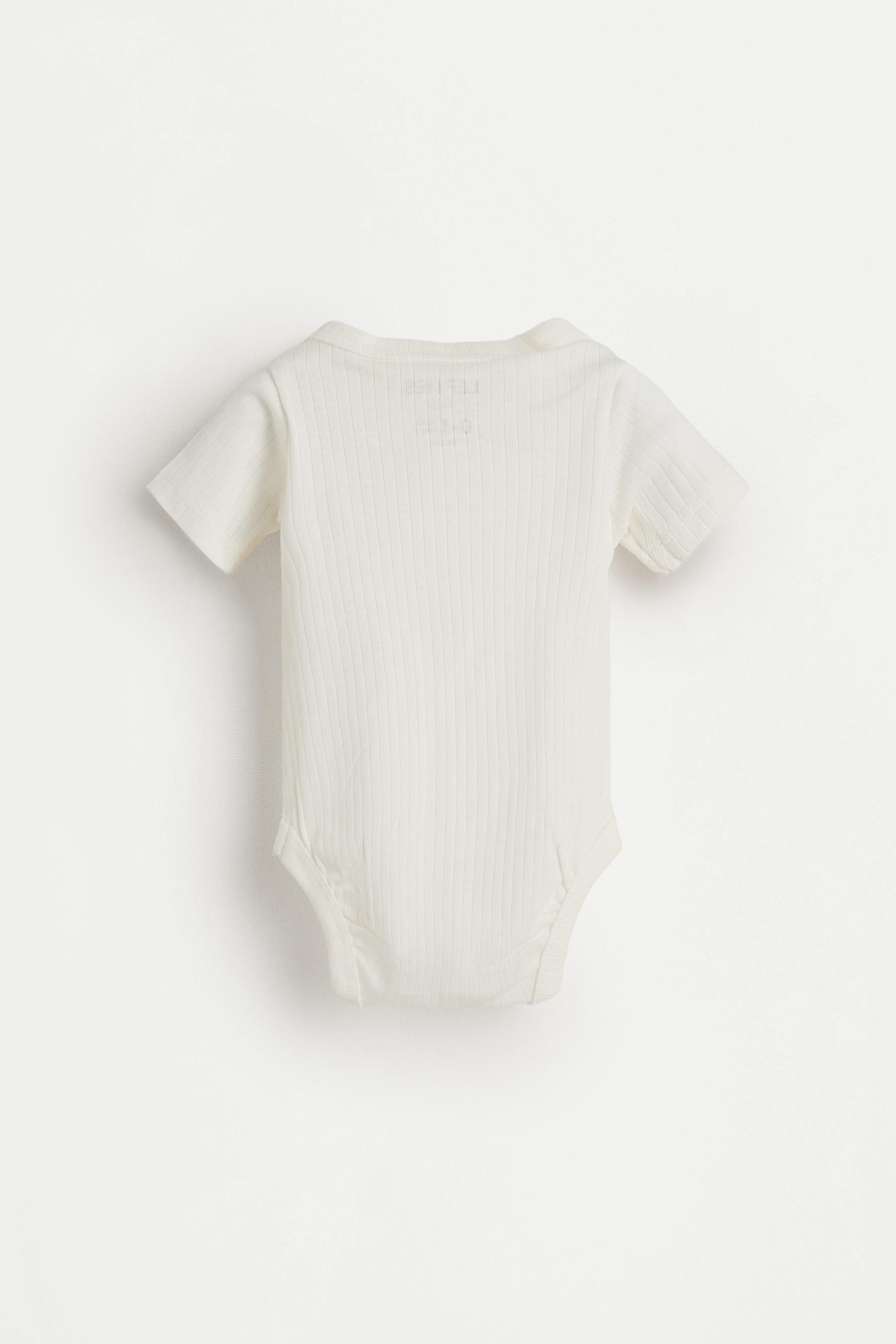 Pack of 2 ribbed kimono bodysuits — WATER GREEN
