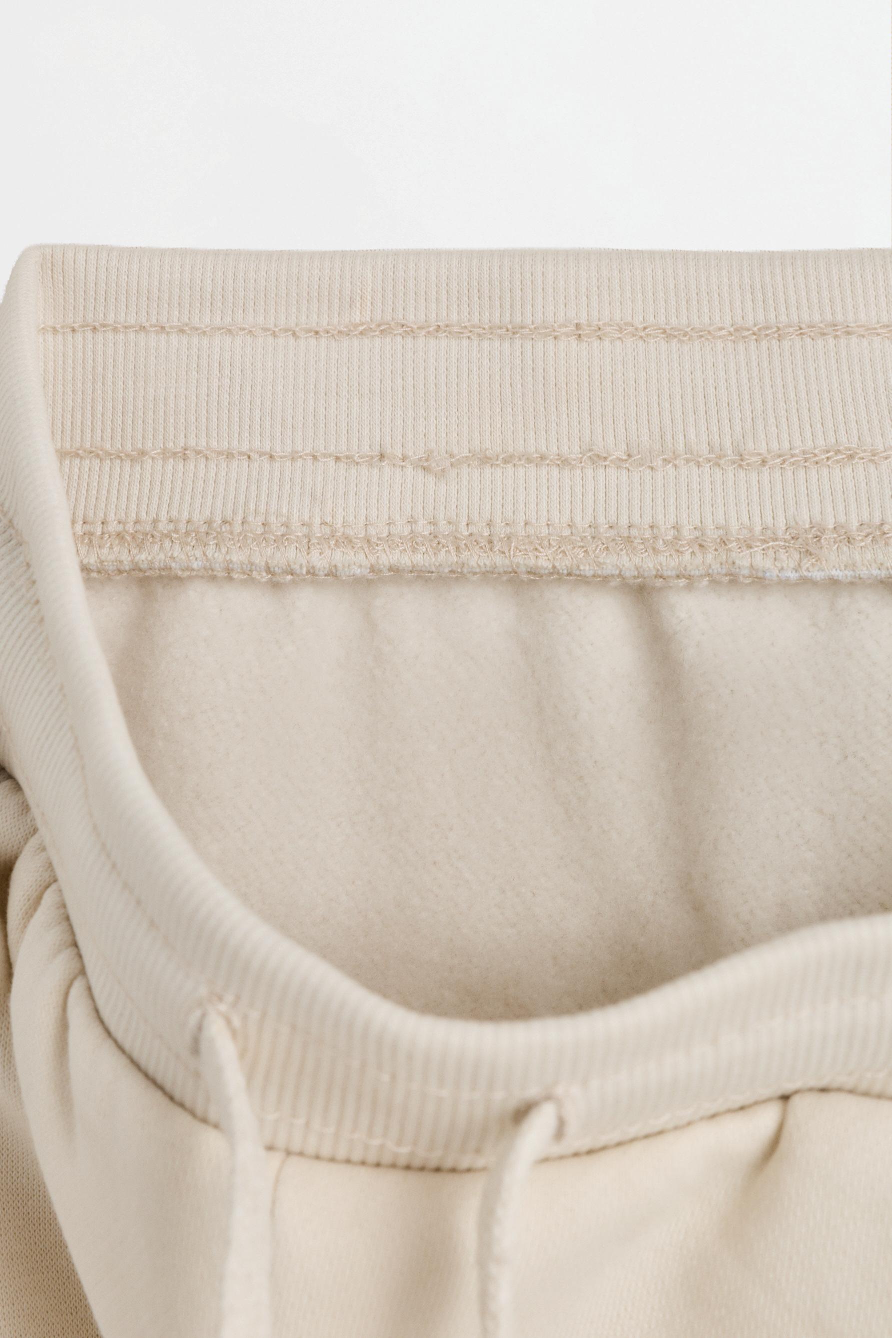Plush cargo joggers — GREY