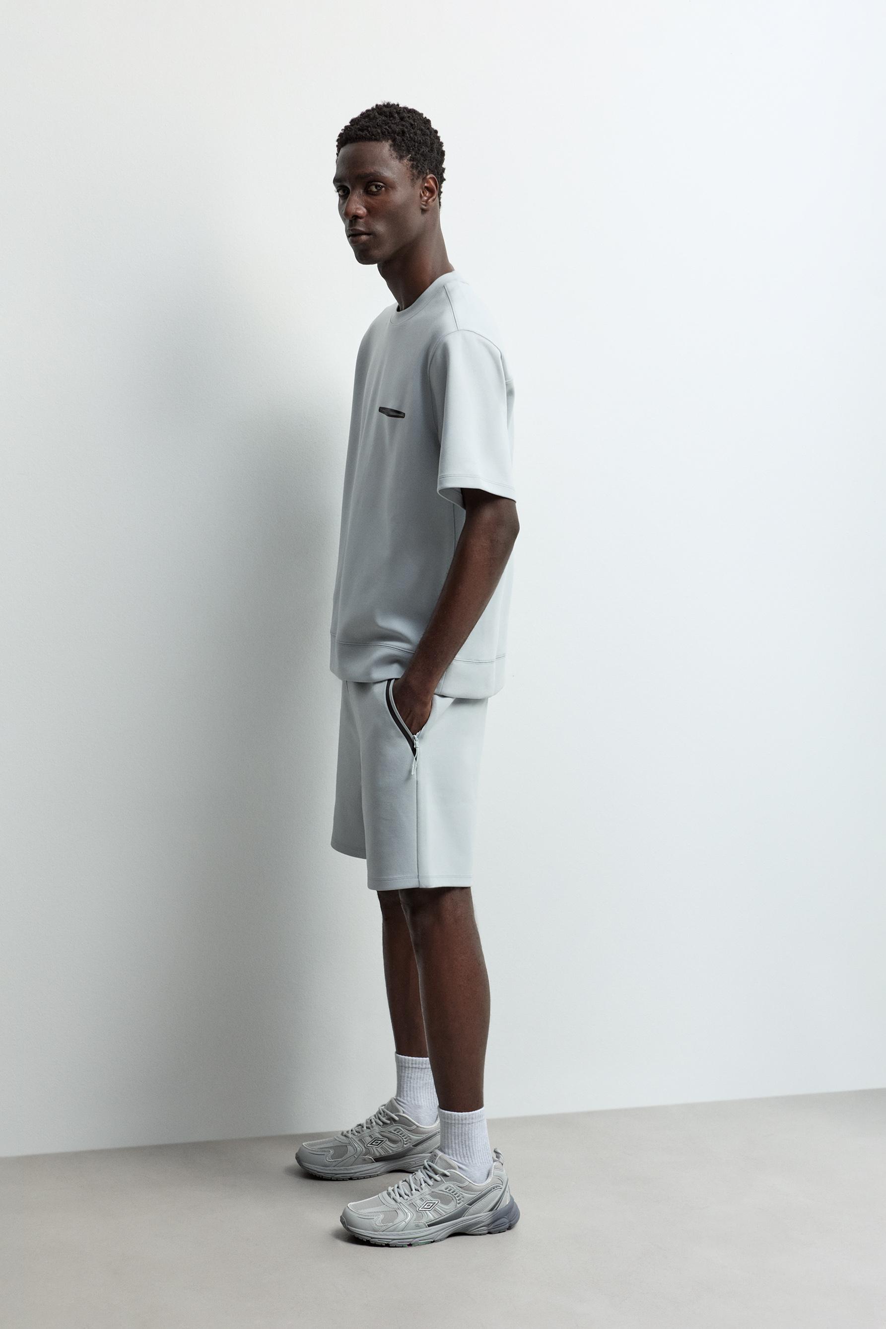 Basic interlock Bermuda shorts — HIELO