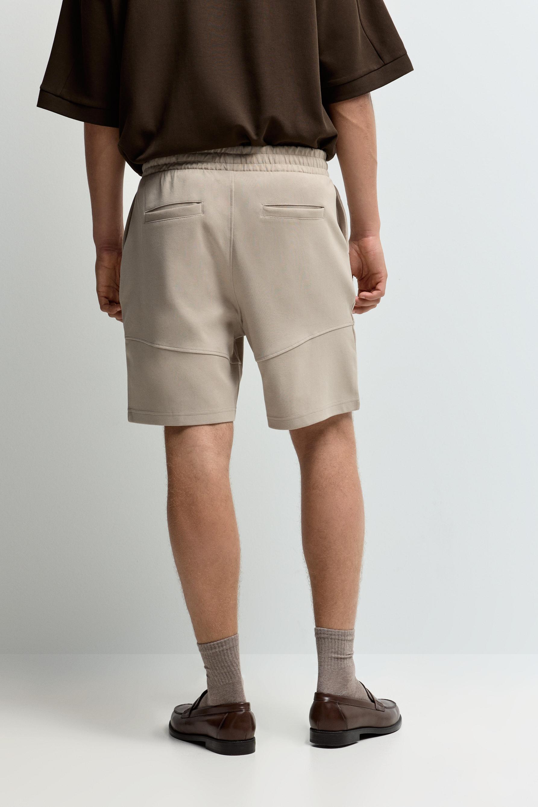 Interlock Bermuda shorts — SAND