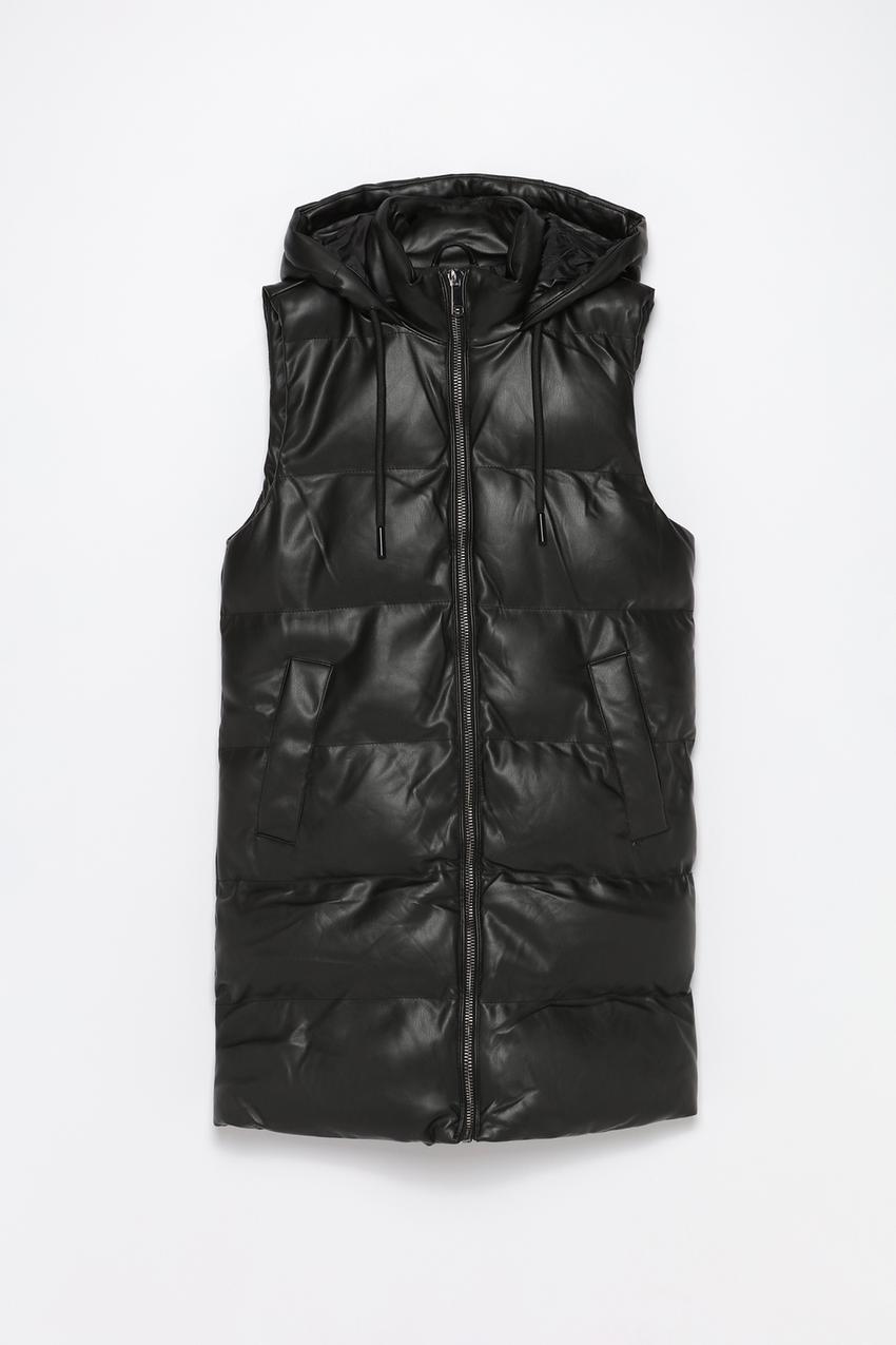 Pull And Bear Mujer Chaleco Efecto Piel Pull And Bear Chaleco