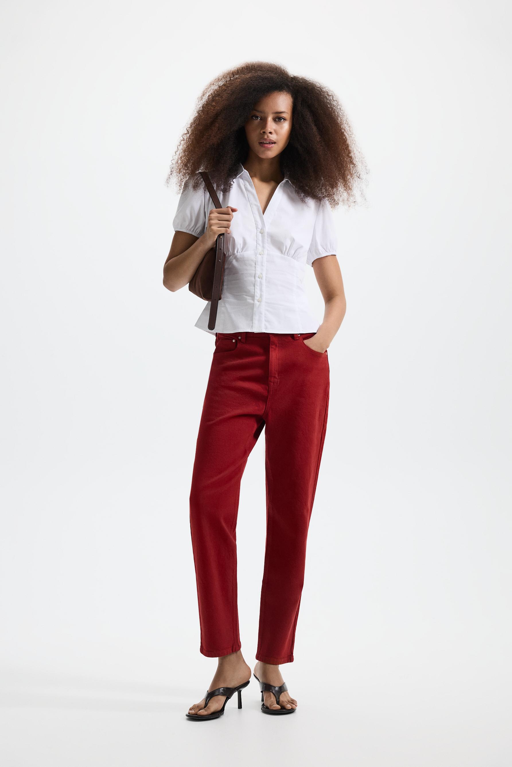 Mom fit jeans — REDDISH