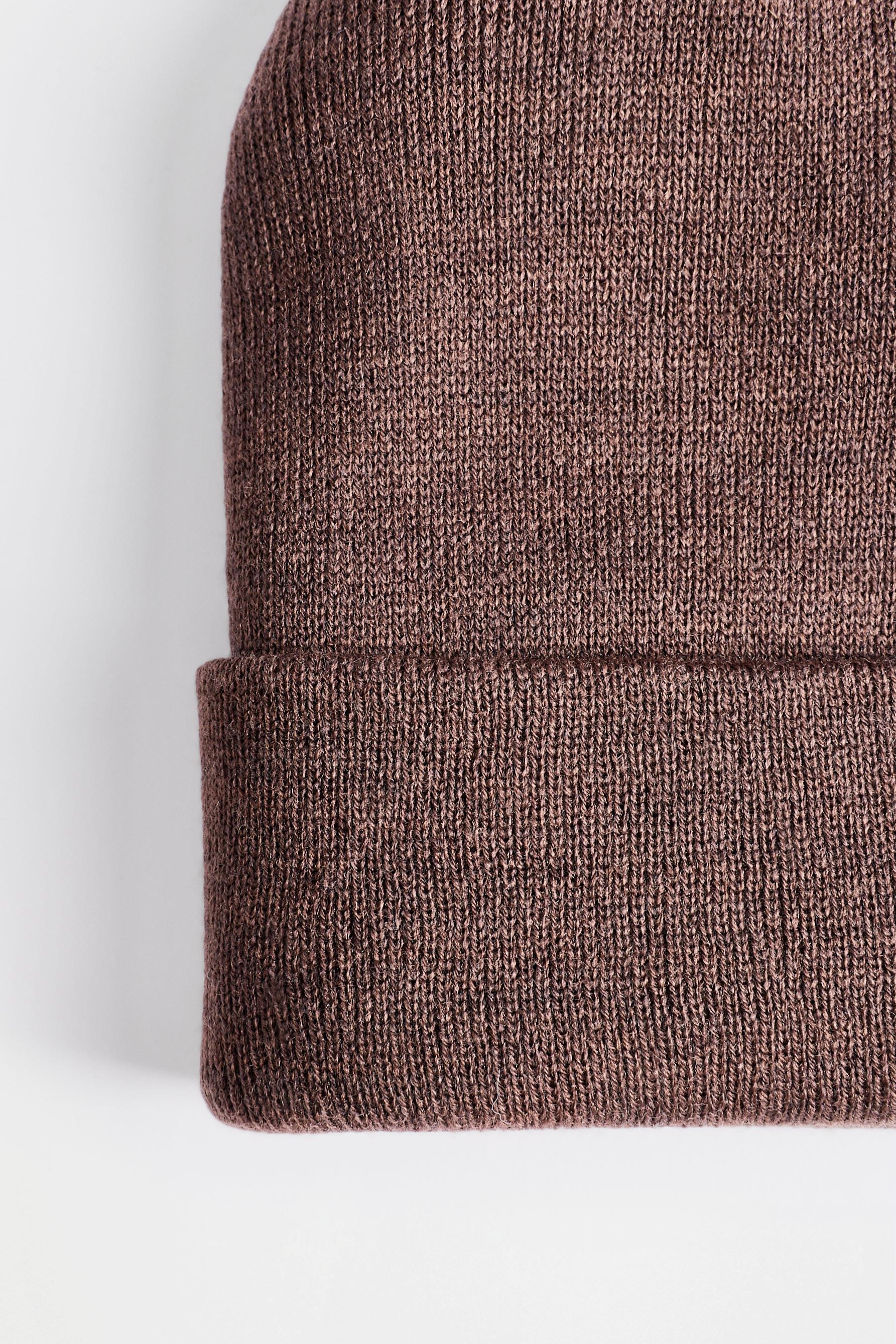 Basic beanie — BROWN