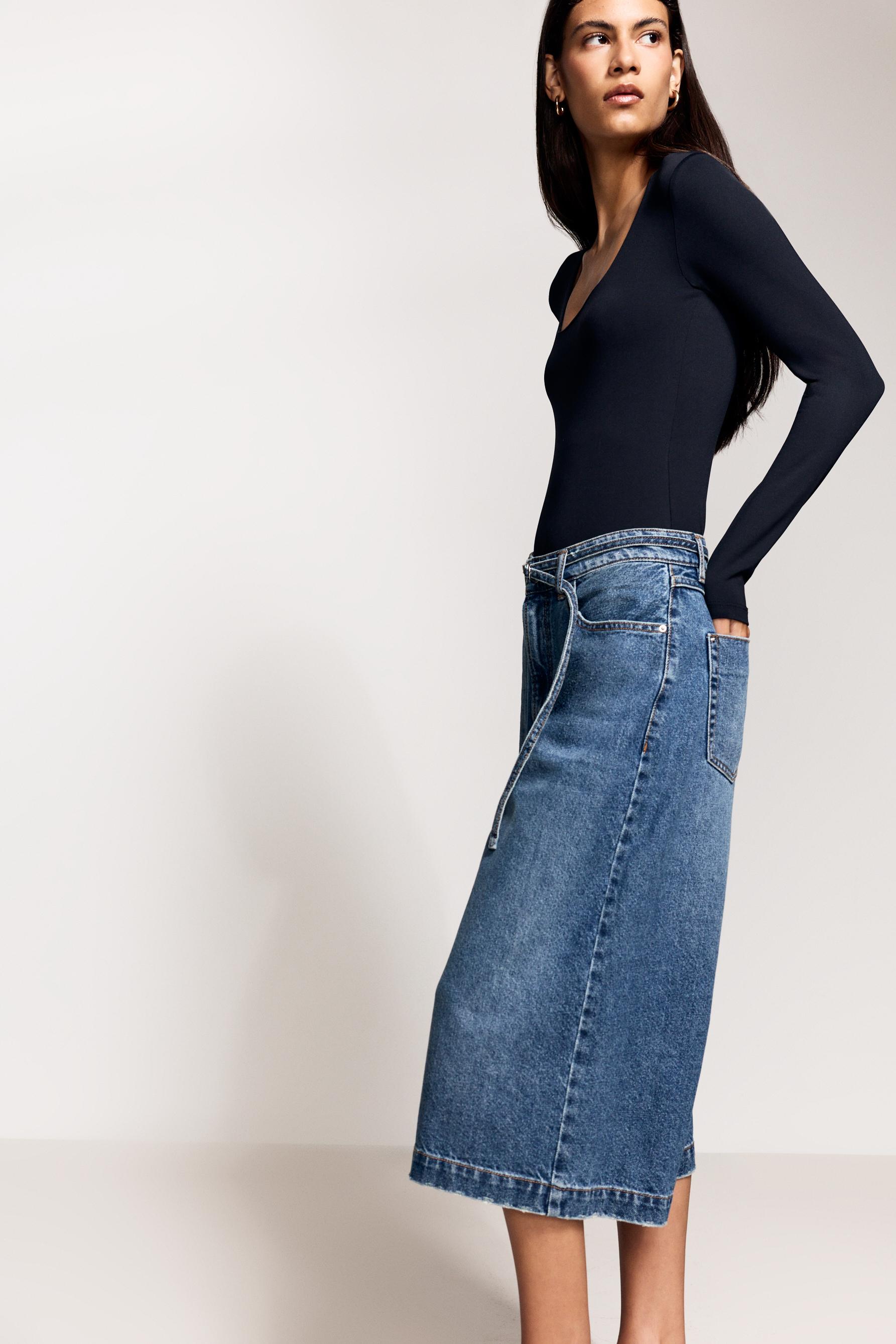 Denim Jorts — NAVY