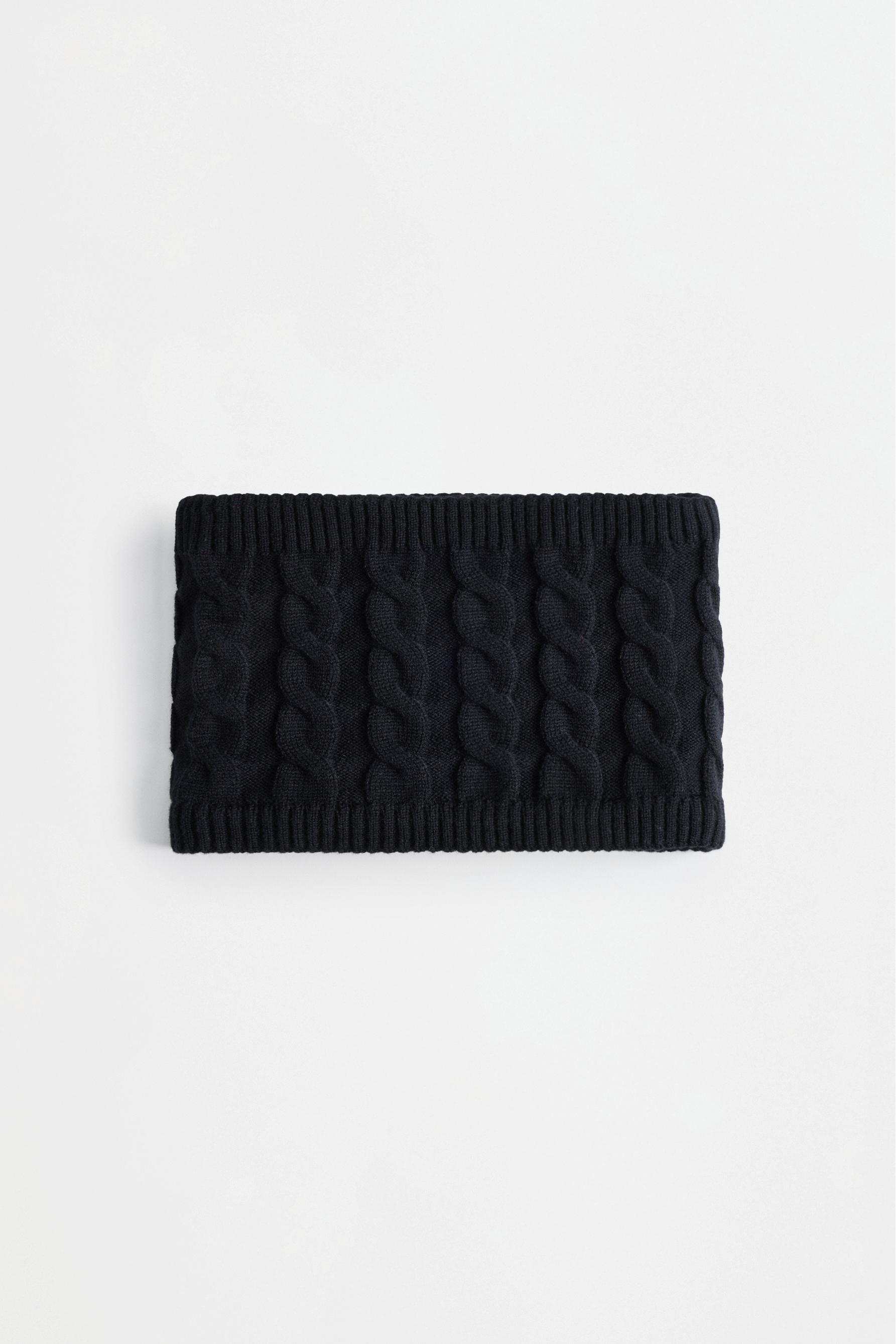 Bufanda snood punto trenzado