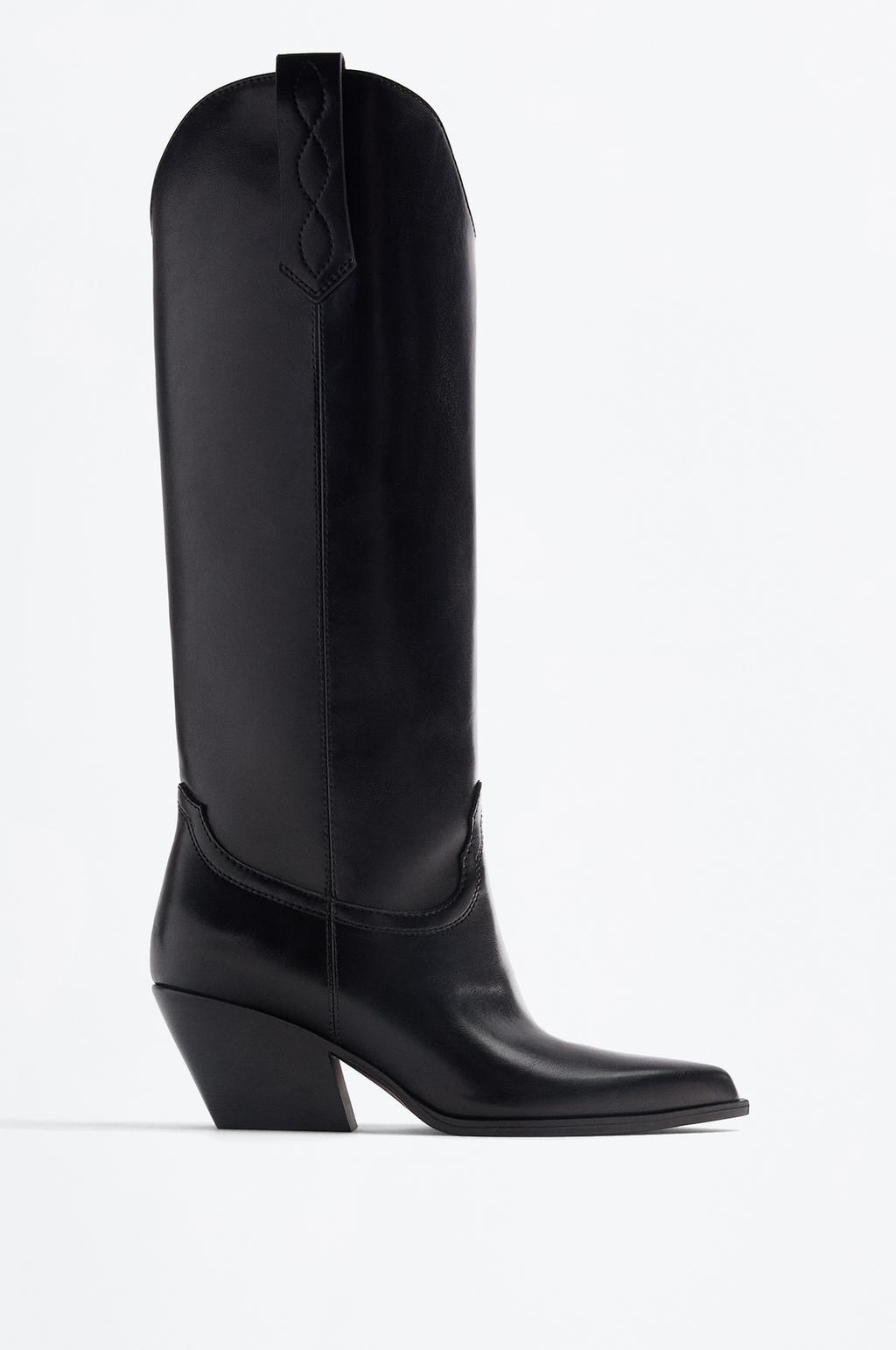 High cowboy boot