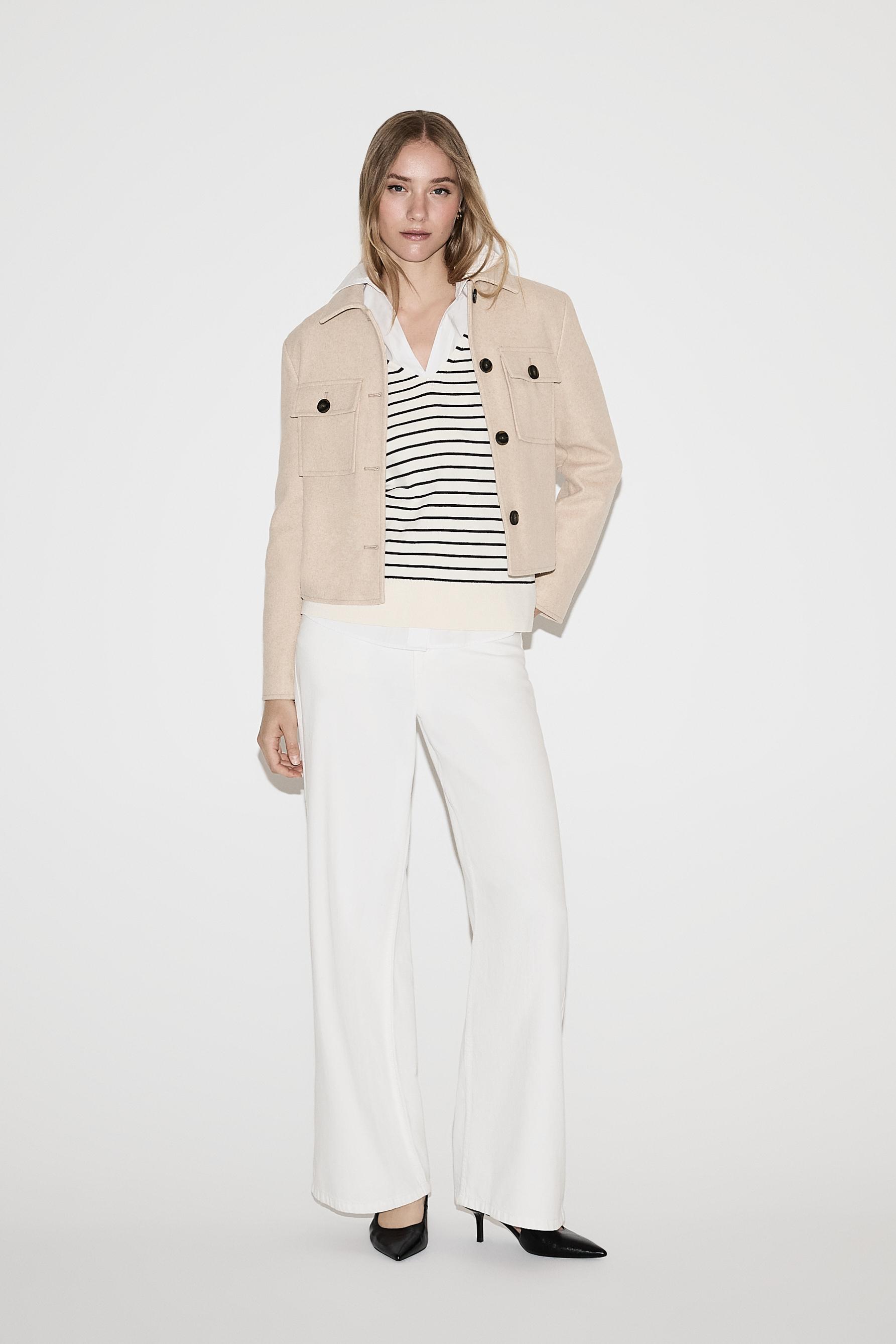 Felt jacket — SAND MARL