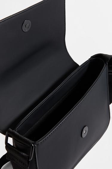 Flap crossbody bag — BLACK 4