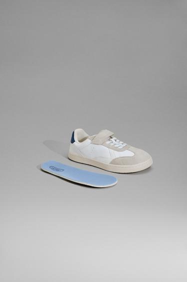 Barefoot mixed-material sneakers — WHITE 4