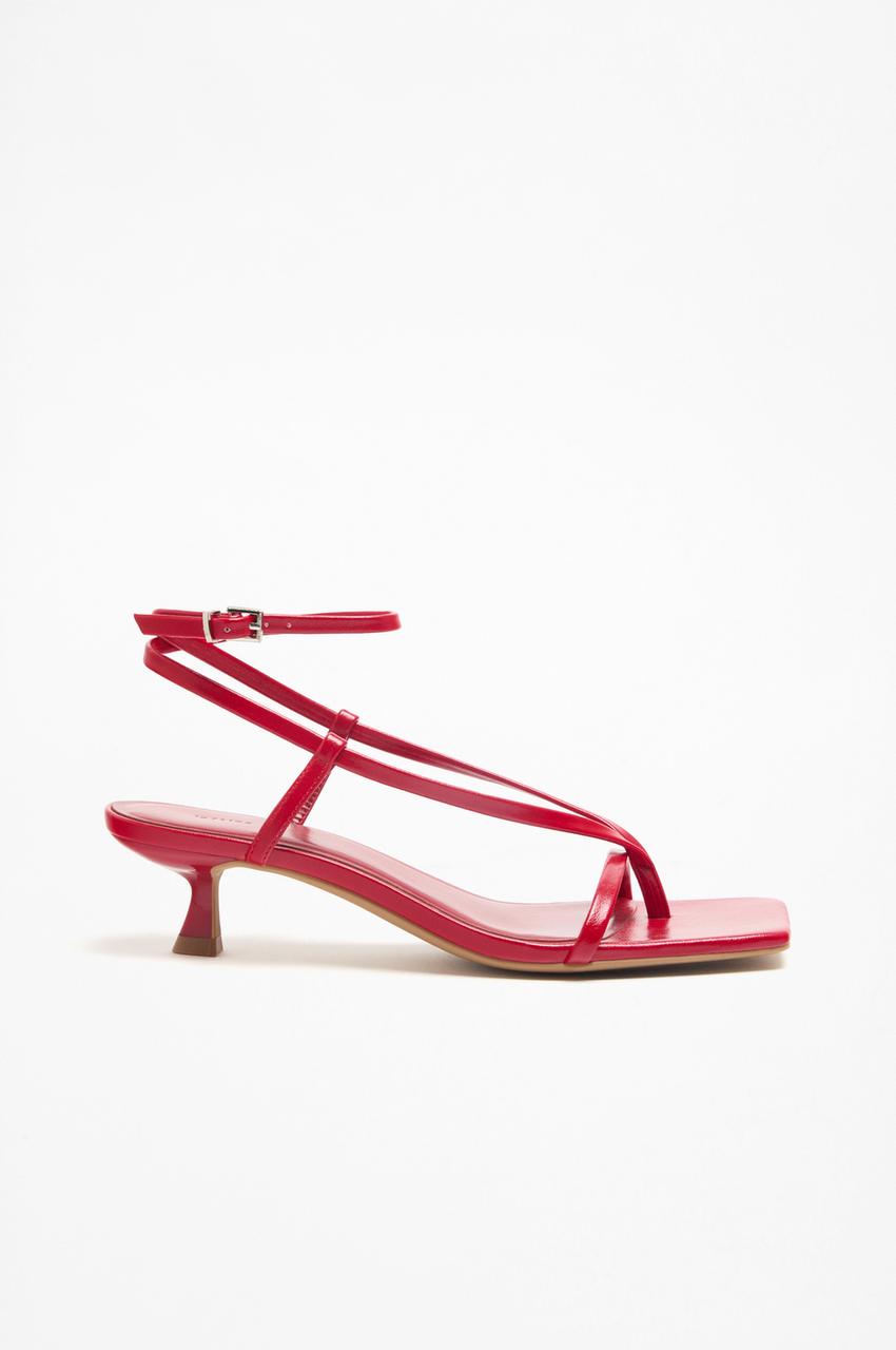 Sandalia tacón Playeras Básicas Playeras ROPA Mujer