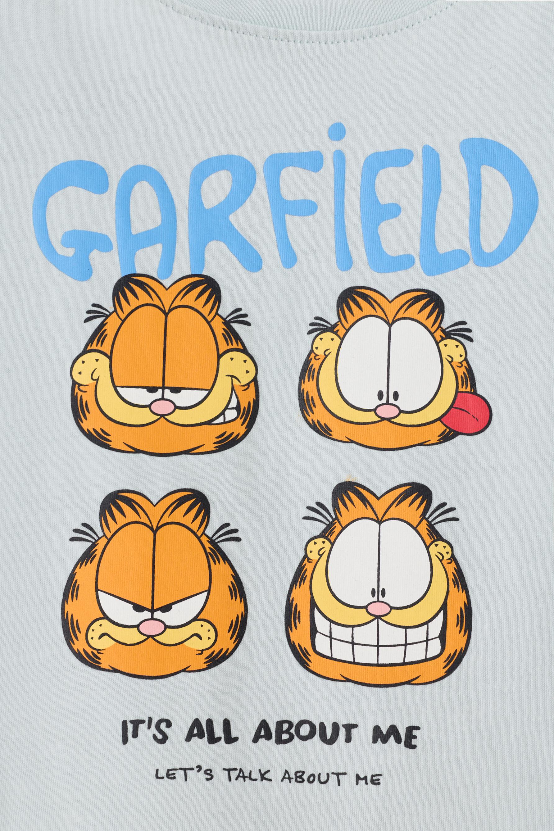 Pack of 2 Garfield ©Nickelodeon short pyjamas — PALE BLUE