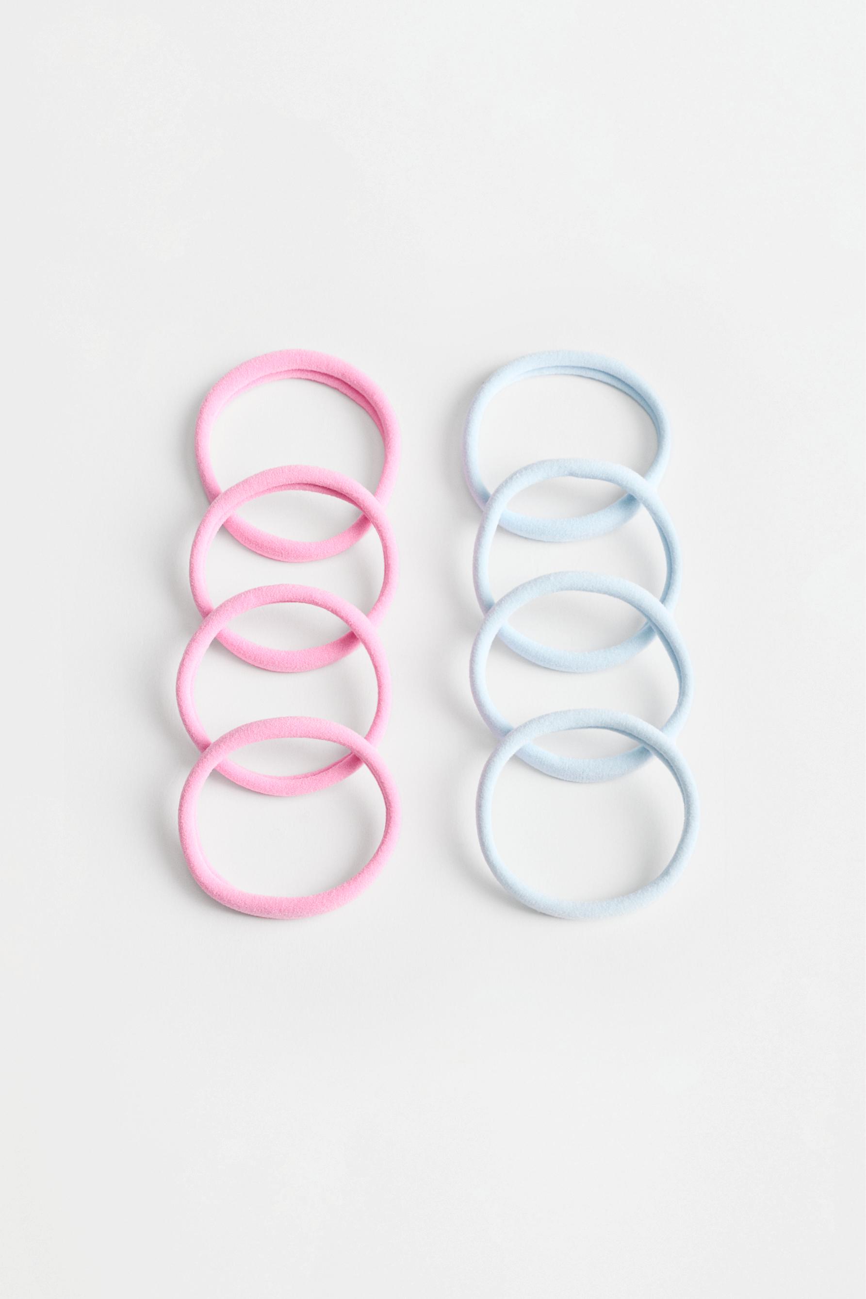 Stitch ©Disney hair ties and clips (10-piece set) — BLUE
