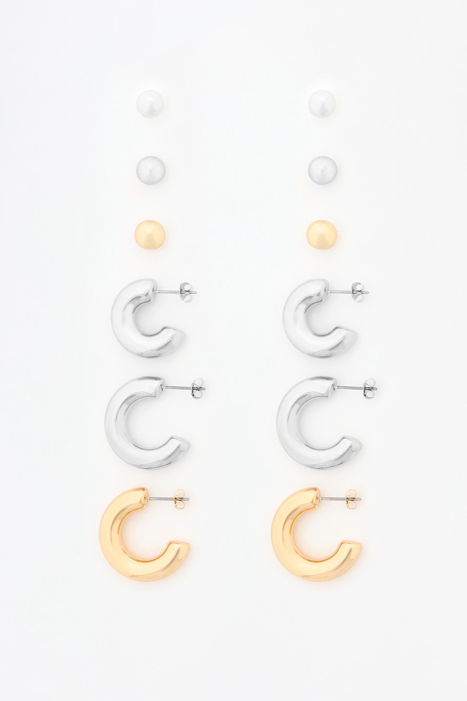 Pack of 6 mismatched earrings — VARIOUS