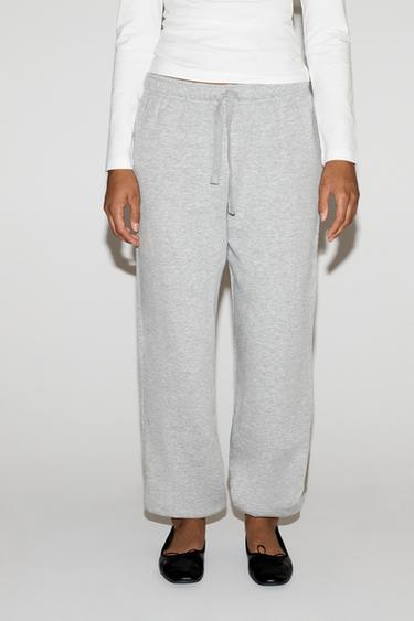 Basic tracksuit bottoms — GREY MARL 2
