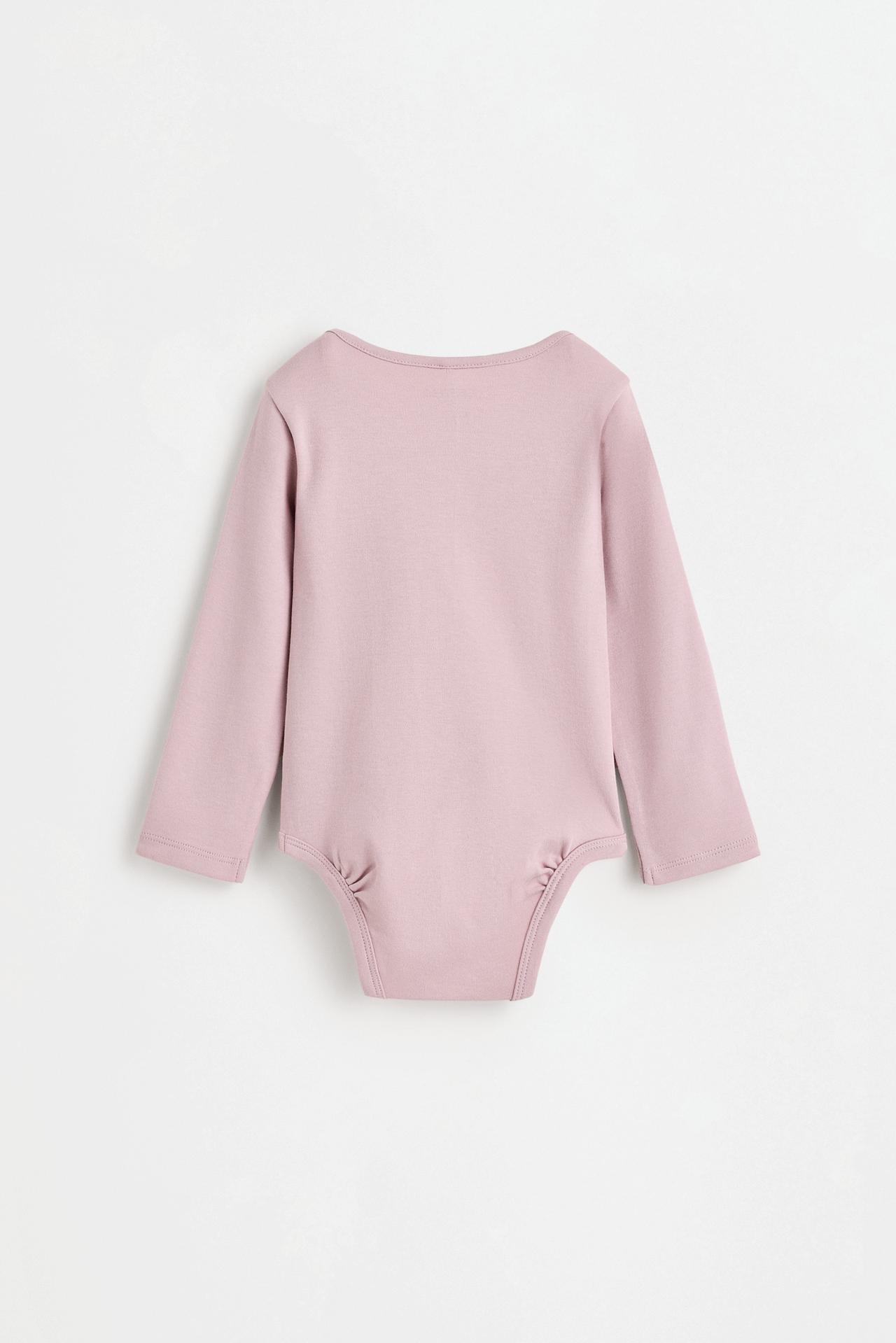 Plain long sleeve bodysuits (4-pack) — LILAC