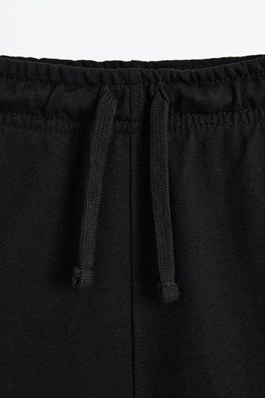 Basic tracksuit Bermuda shorts — BLACK 7