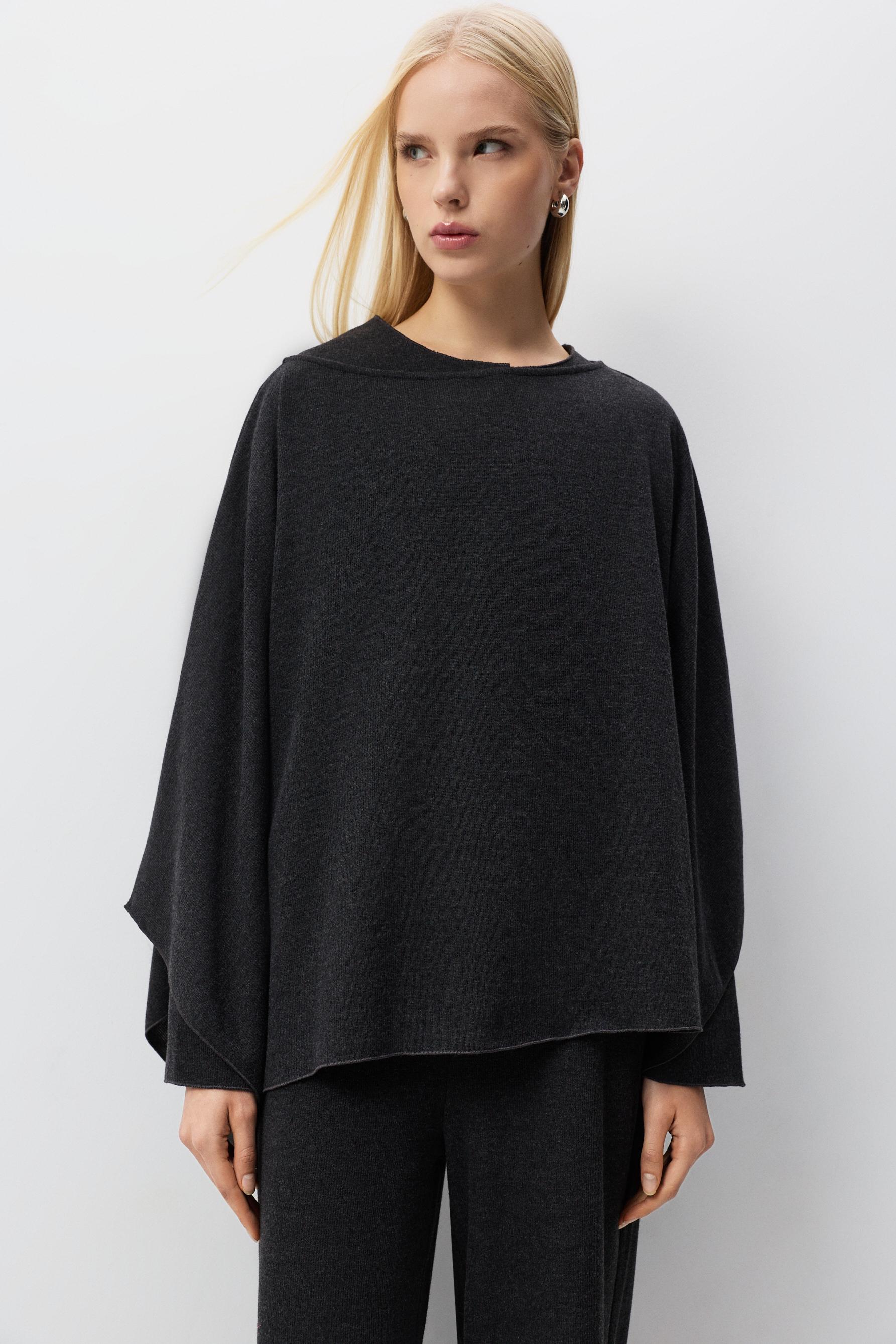 Poncho punto cortado