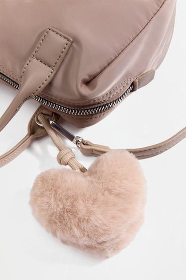 Mini bowling crossbody bag — BEIGE 3