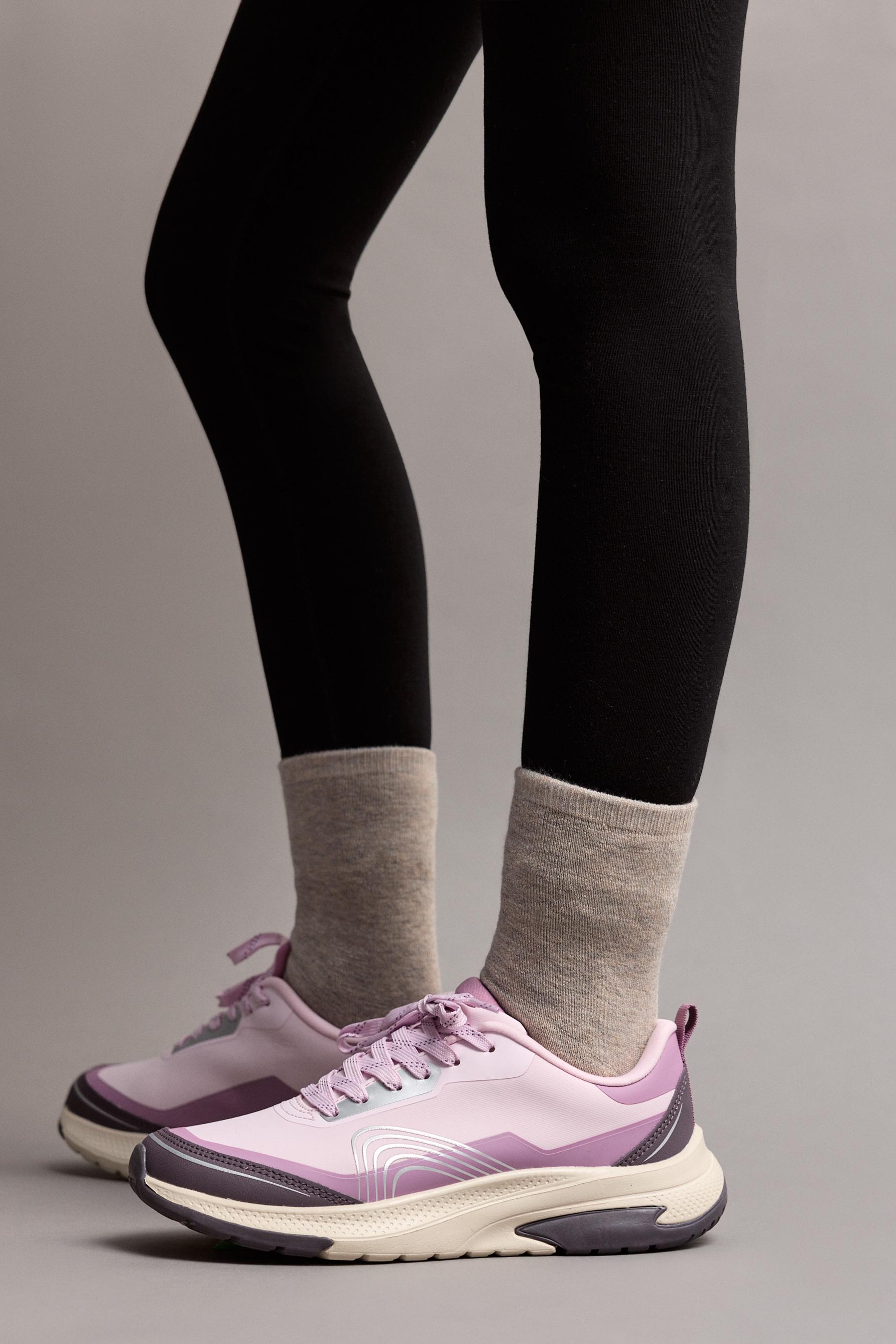 Long socks (2-pack) — CHOCOLATE