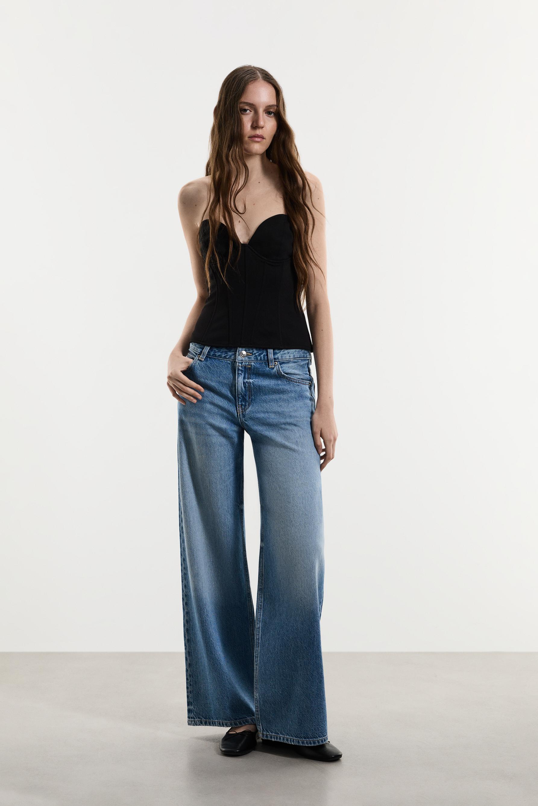 Bustier top — BLACK