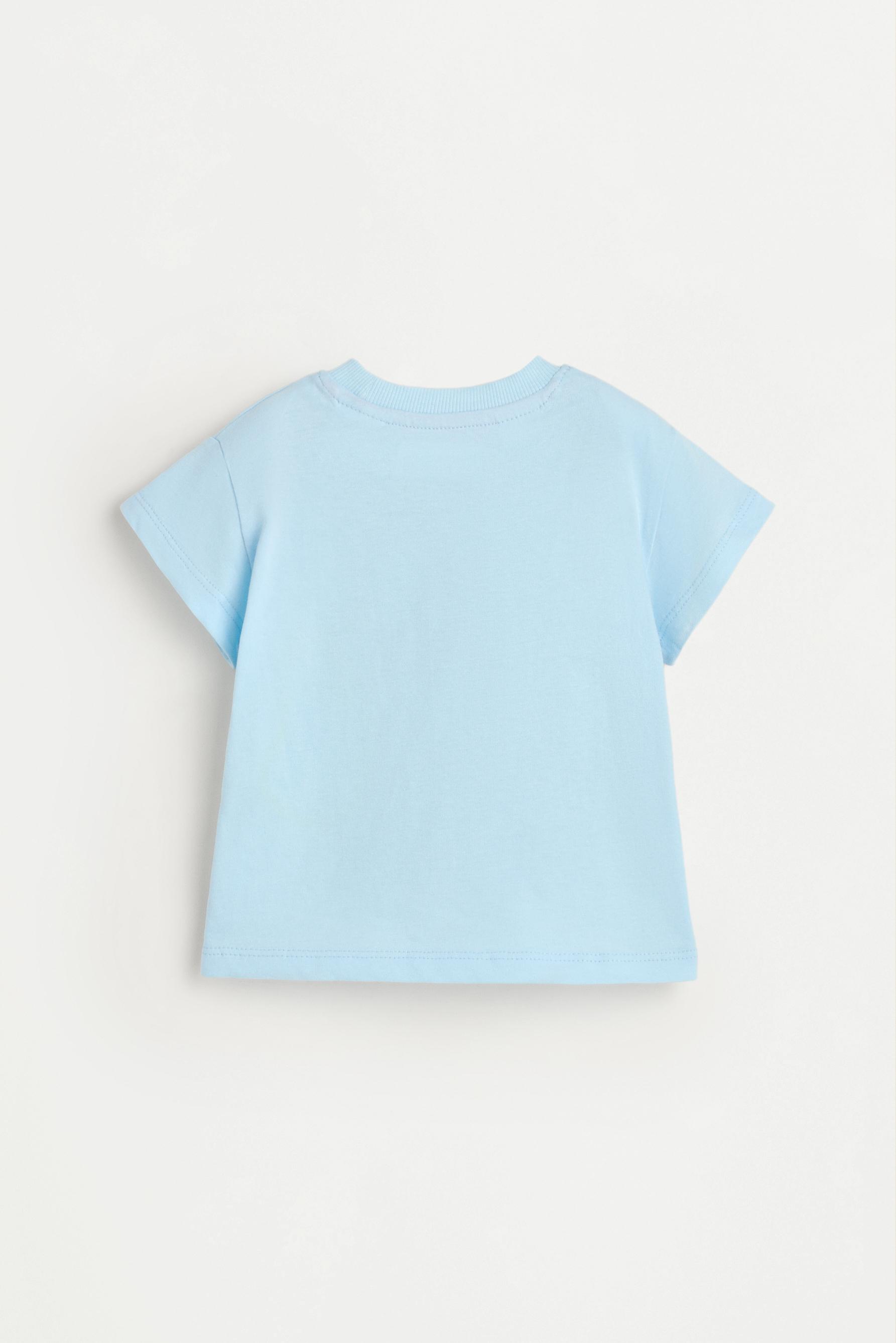 Peppa Pig™ patch T-shirt and shorts co-ord — PALE BLUE