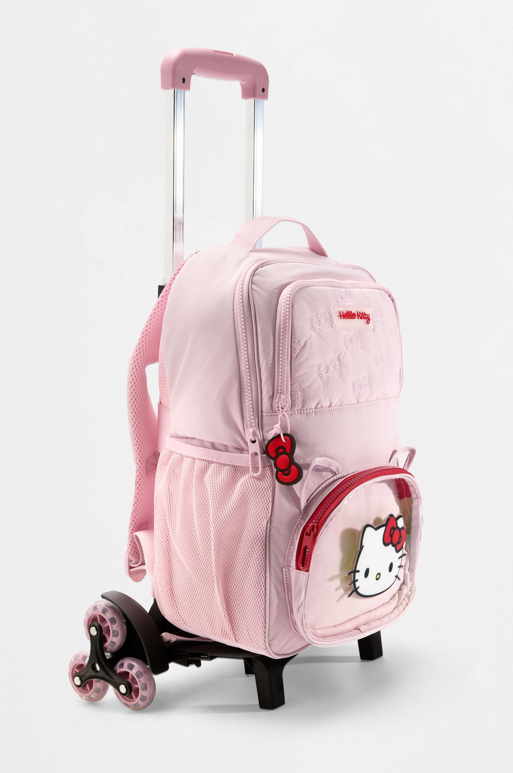 School backpack cart — PALE PINK