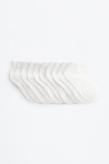 Ankle socks (Pack 10) — WHITE 2