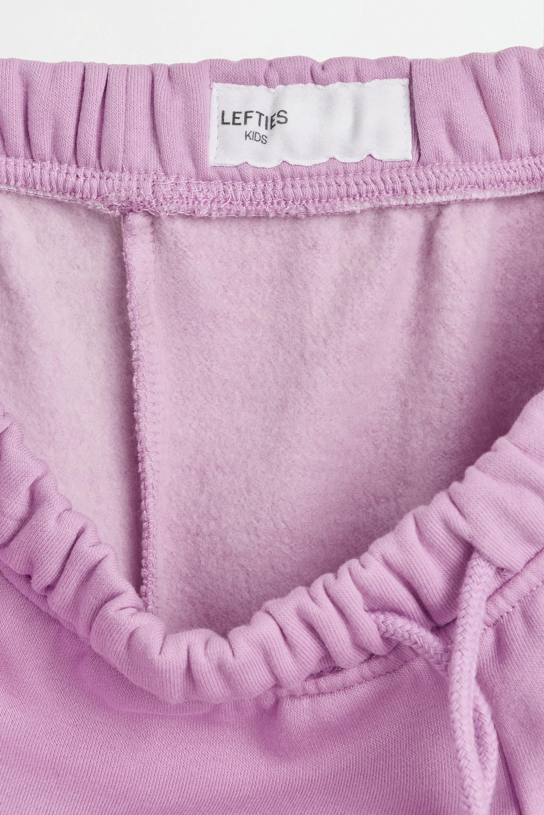 Cotton blend culottes — MAUVE PINK