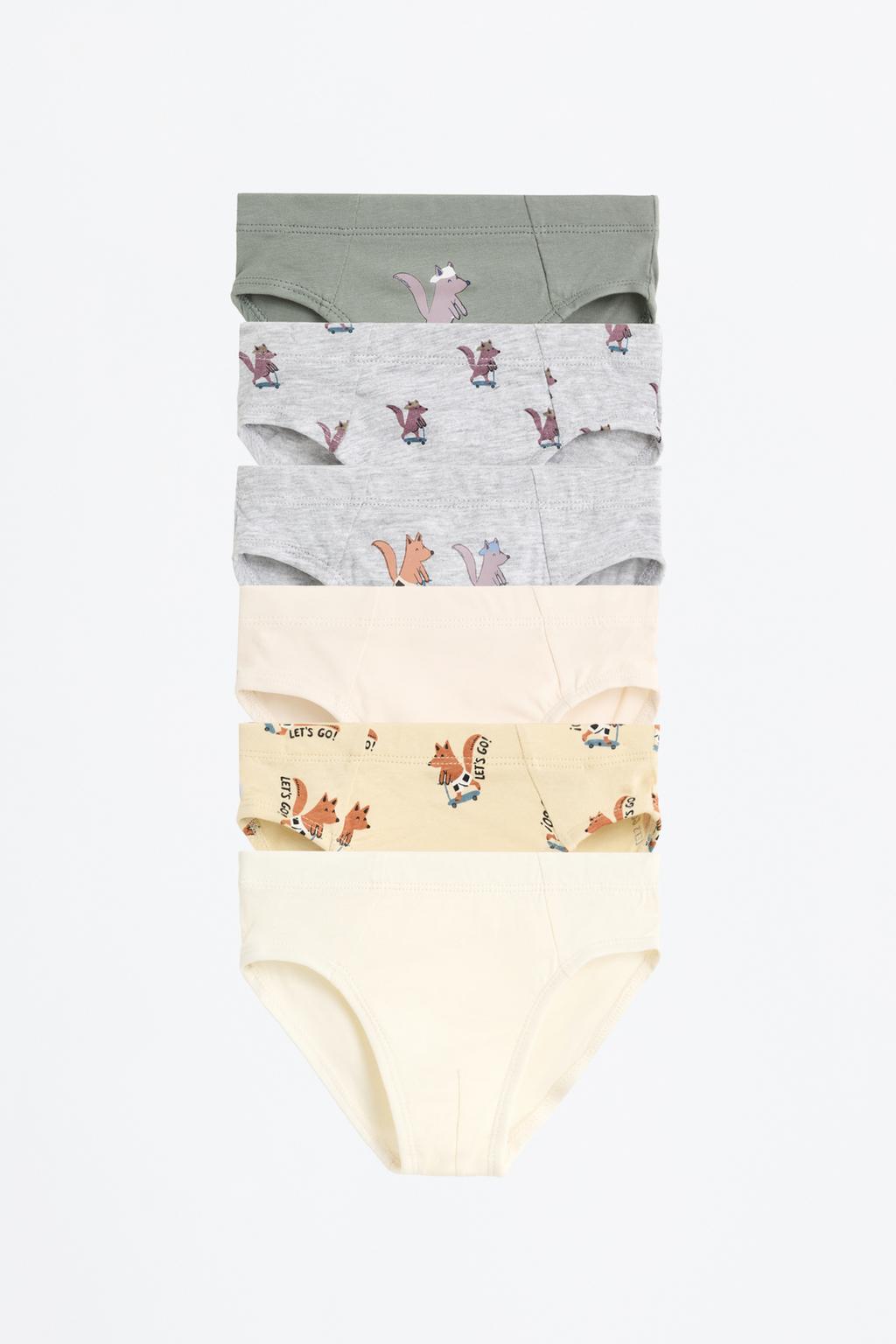 Pack 7 calzoncillos slips perritos