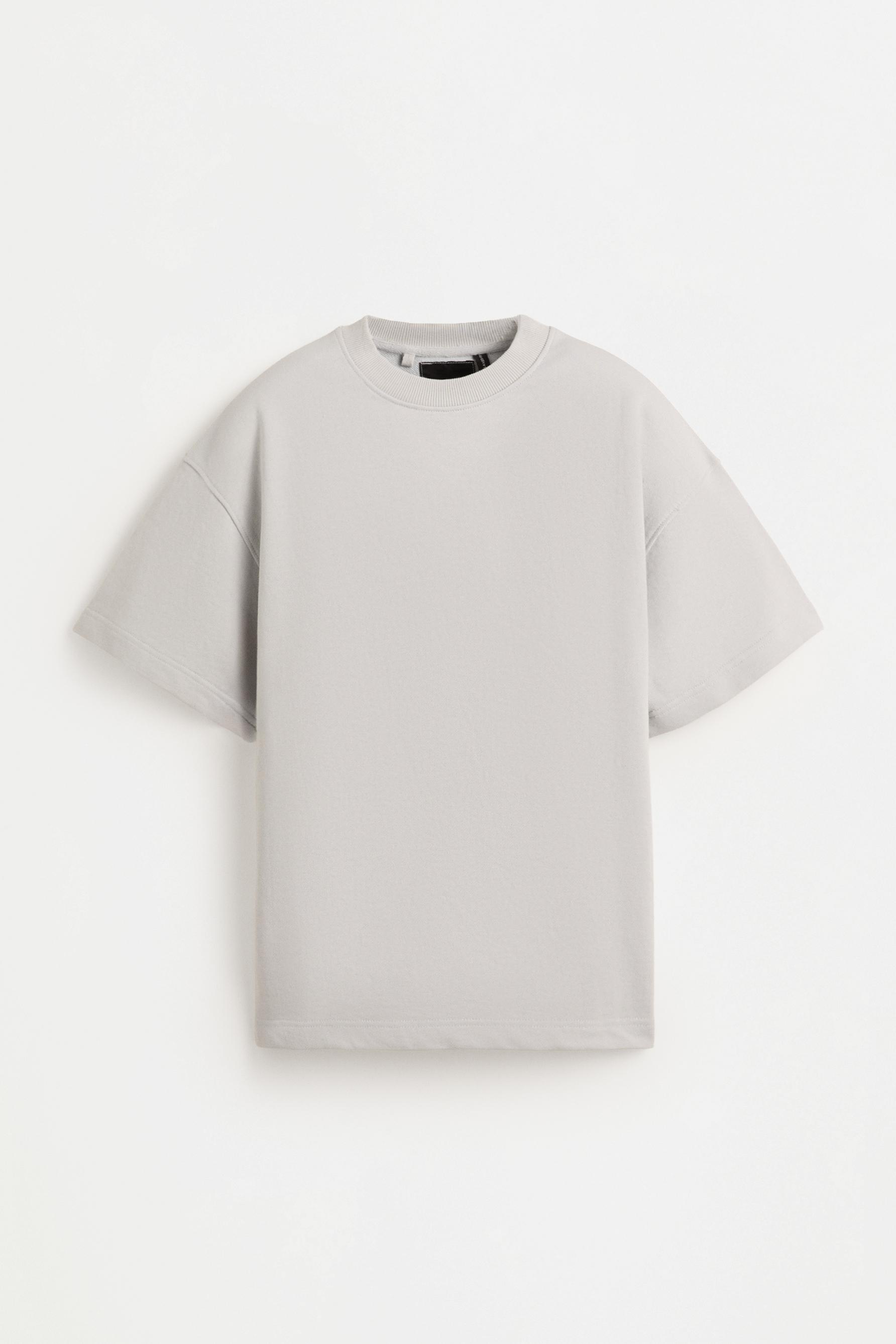 Short sleeve sweatshirt — PALE BLUE