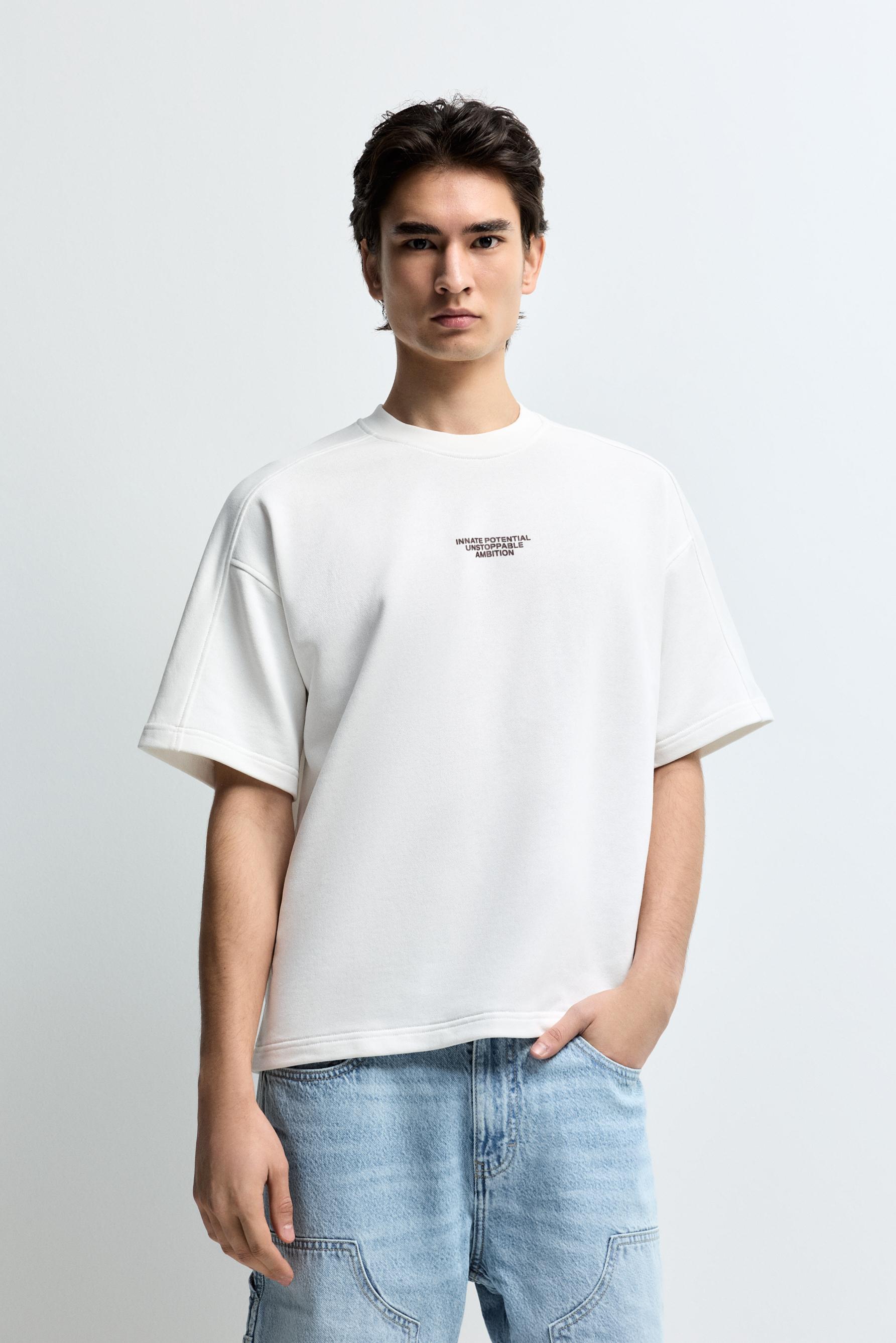 Sudadera manga corta estampados