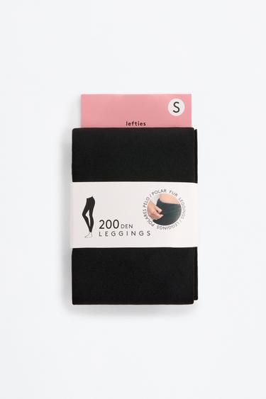 200 denier thermal leggings — BLACK 3