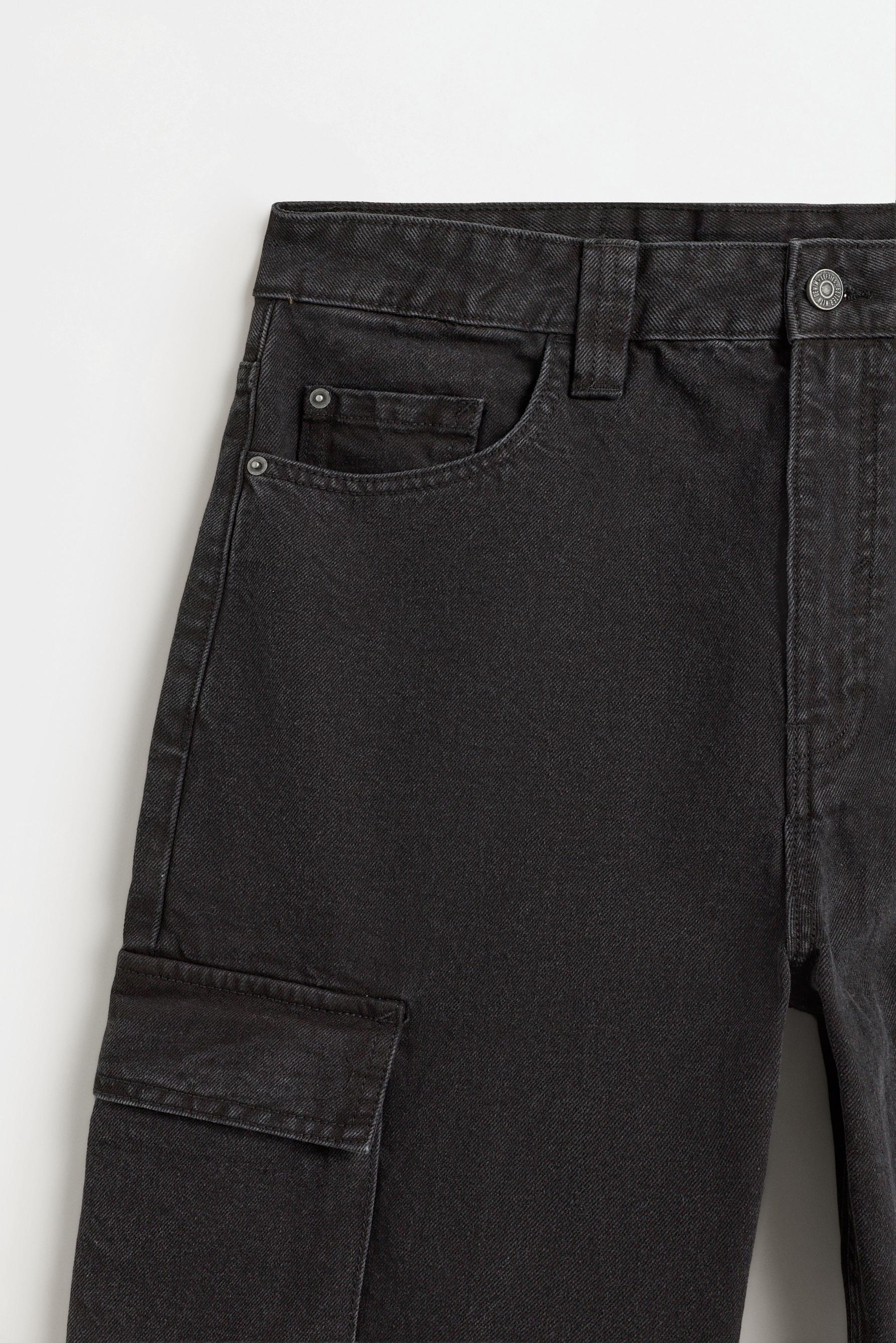 Multipocket baggy jeans — FADED BLACK