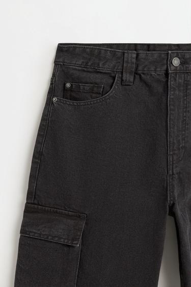 Multipocket baggy jeans — FADED BLACK 7