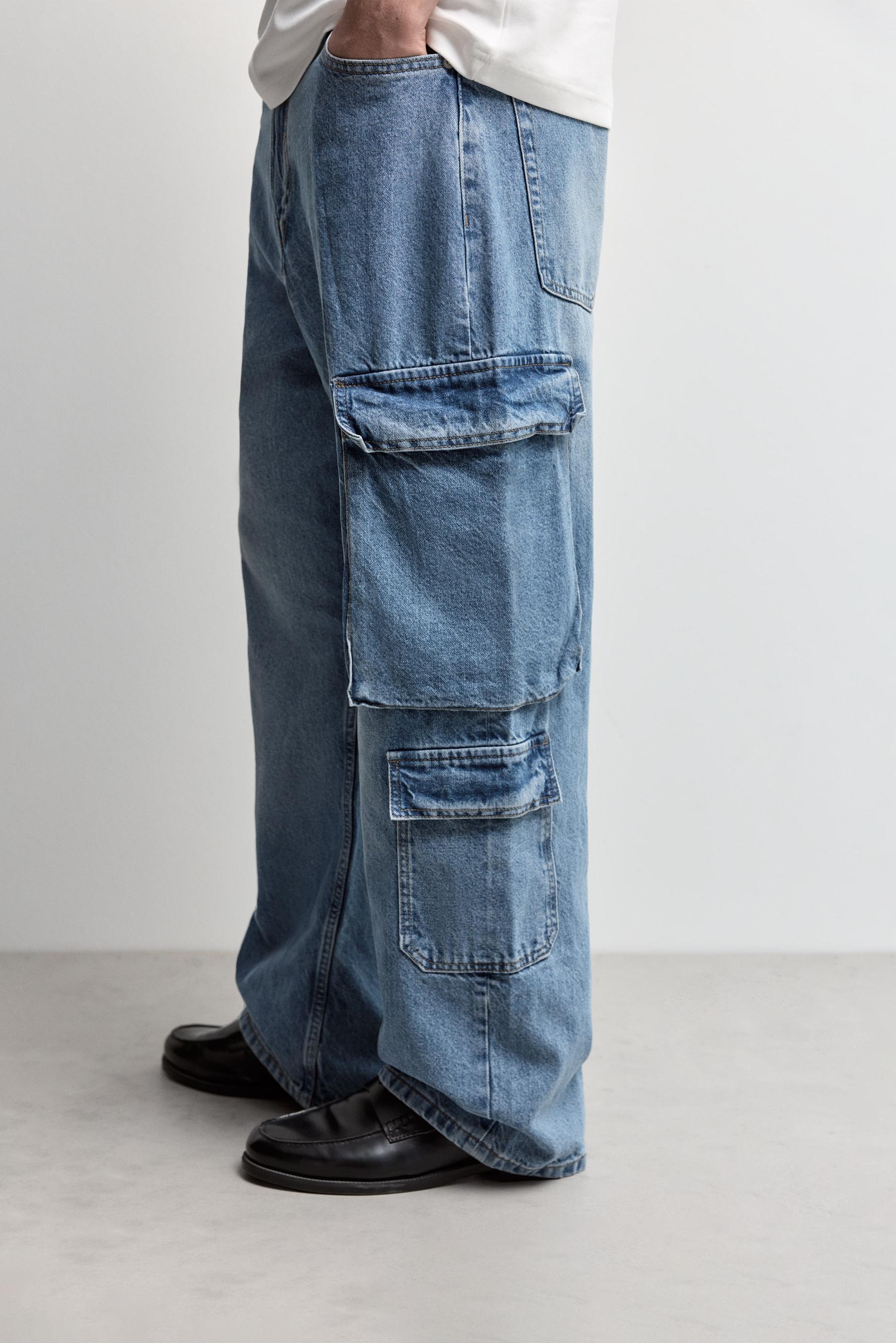 Multipocket baggy jeans — INDIGO