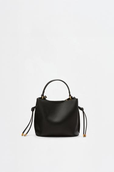 Bucket crossbody bag — BLACK 1