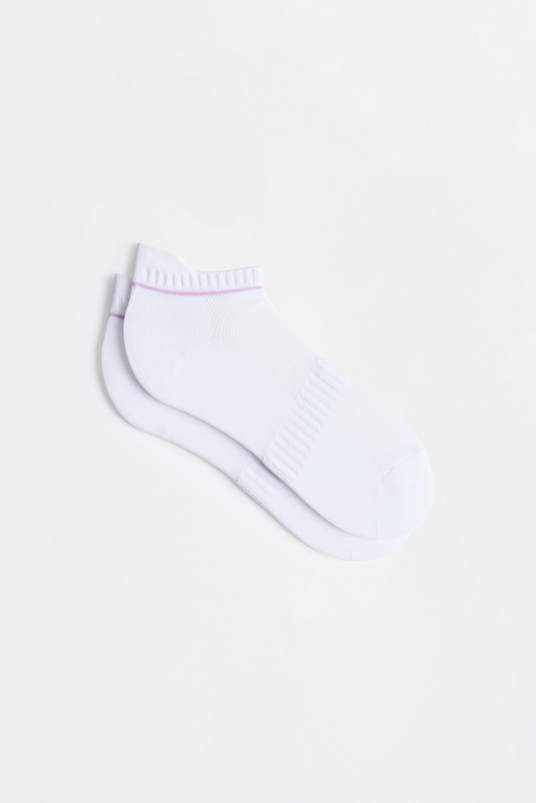 Ankle socks (7-pack) — PINKISH WHITE