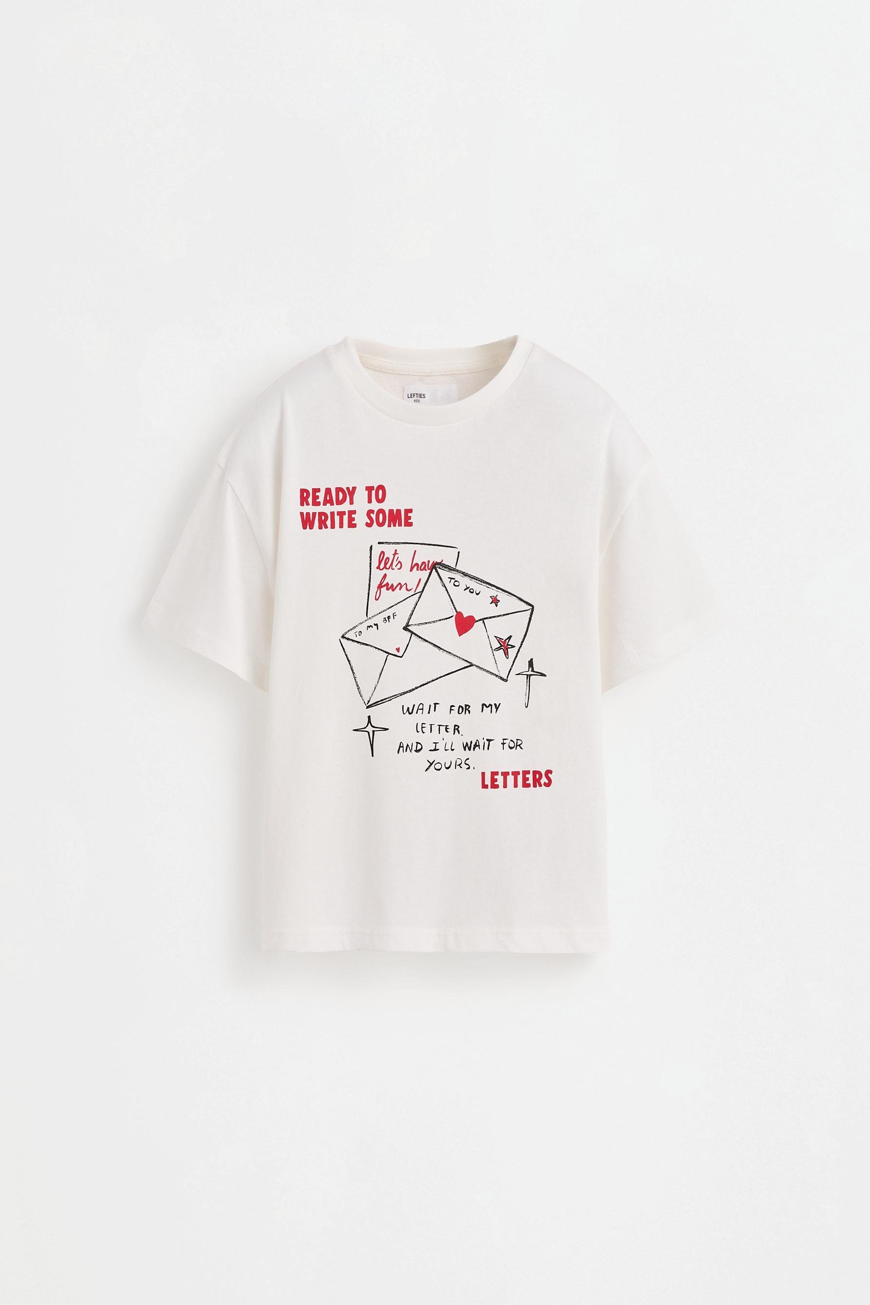 Printed T-shirt — WHITE