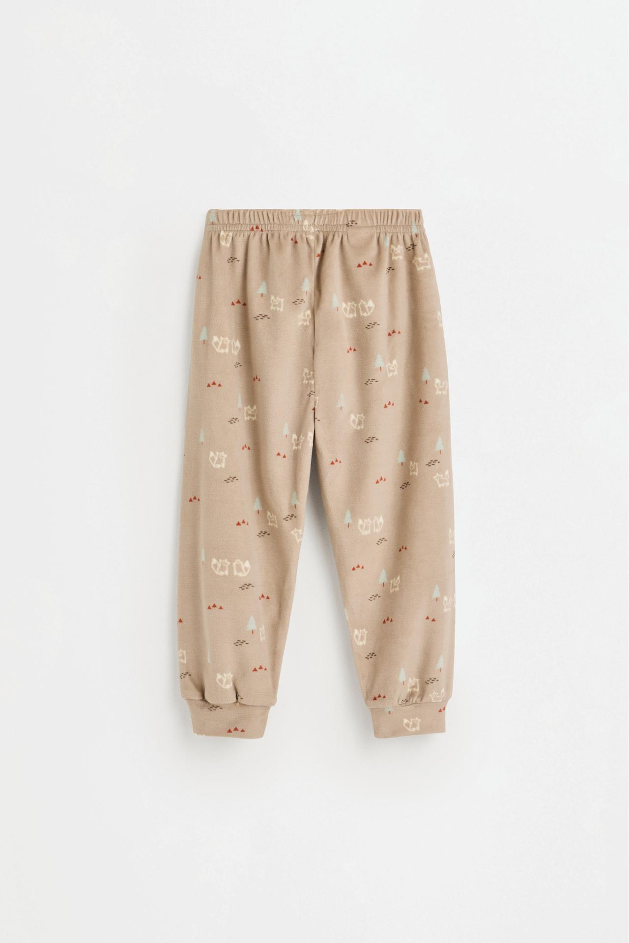 Printed velvety pyjamas — OCHRE