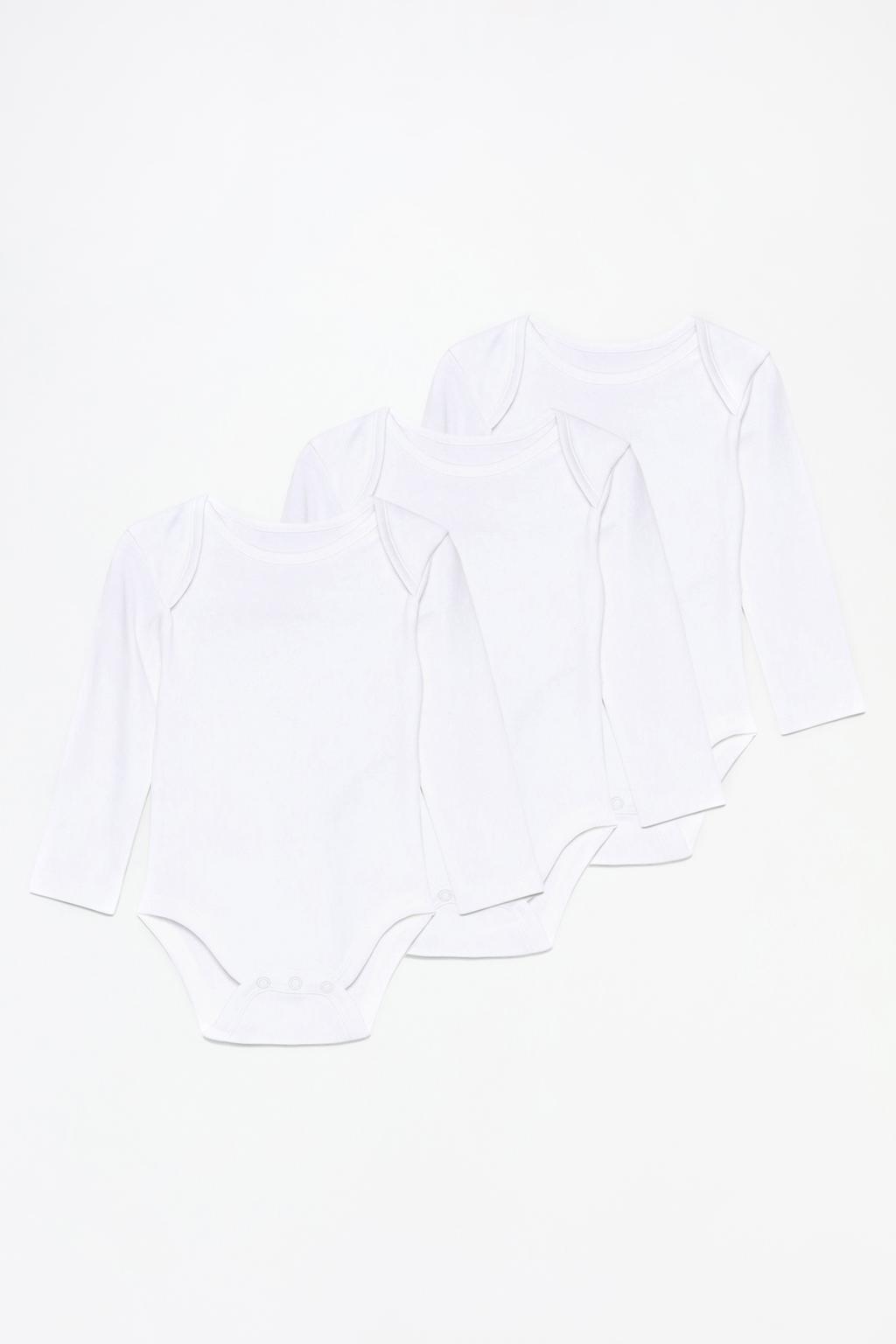 Pack of 3 basic bodysuits