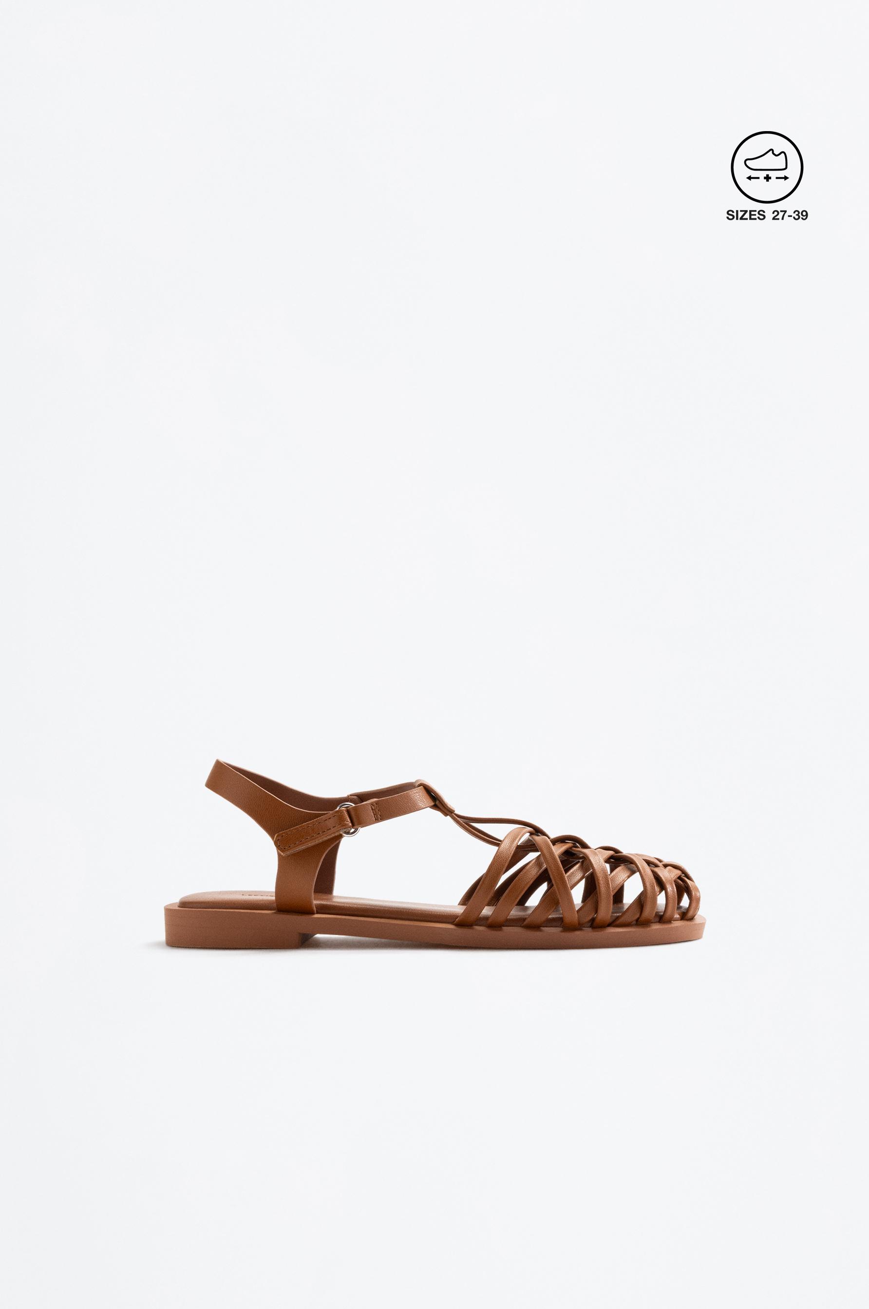 Cage sandals — LEATHER