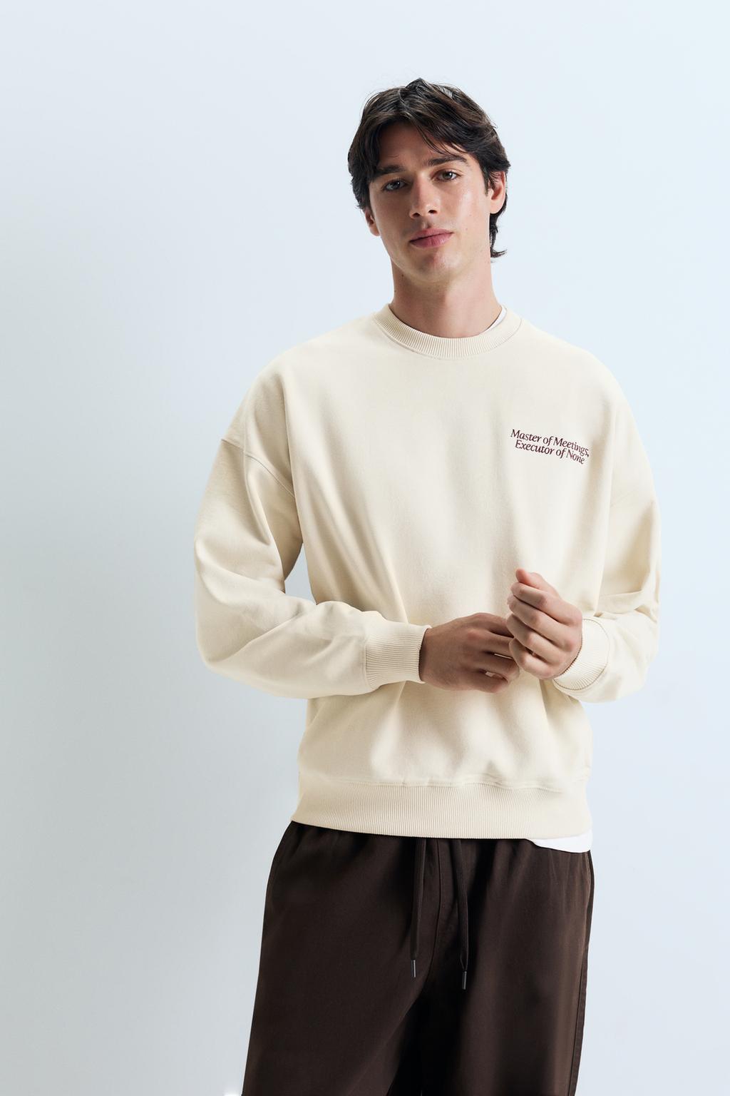 Embroidered sweatshirt