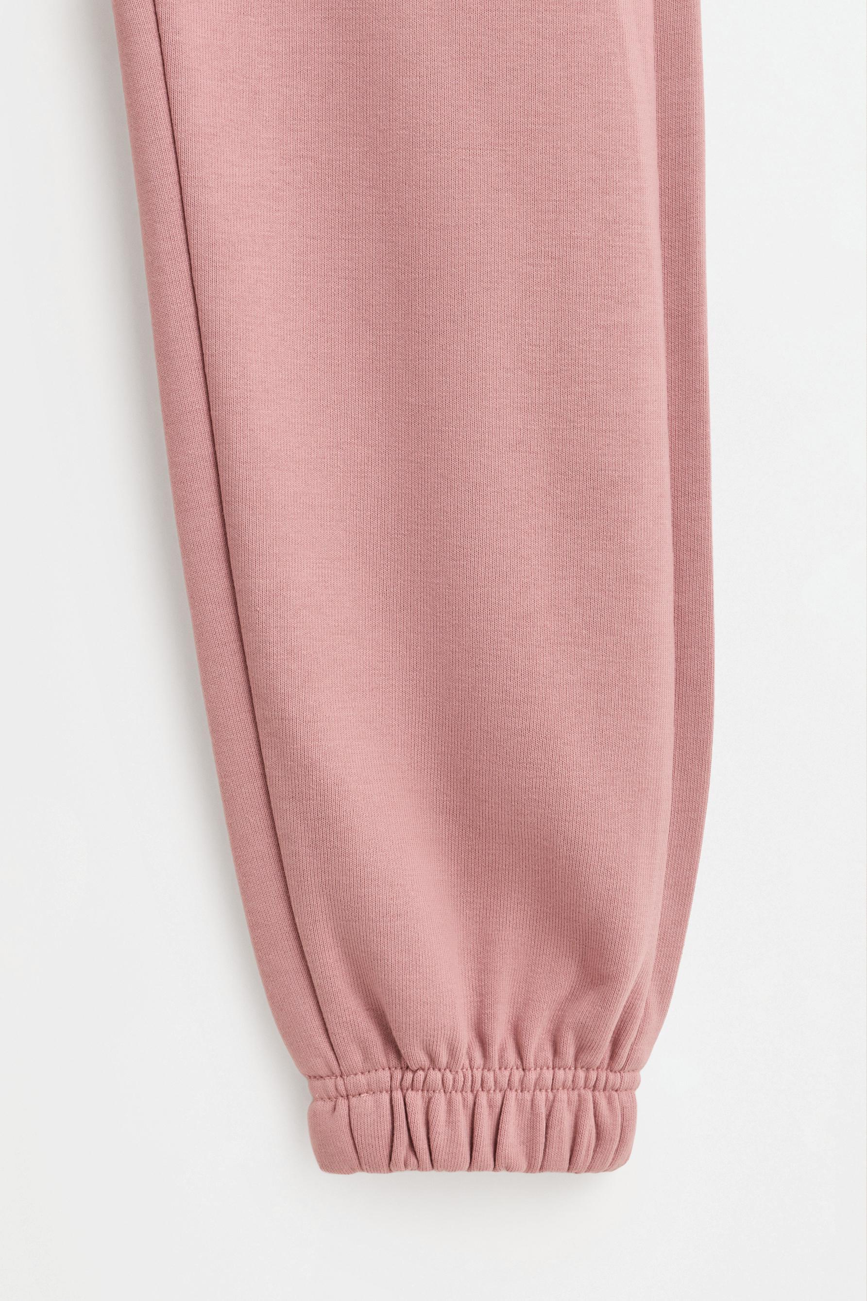 Plush joggers — ROSE PINK