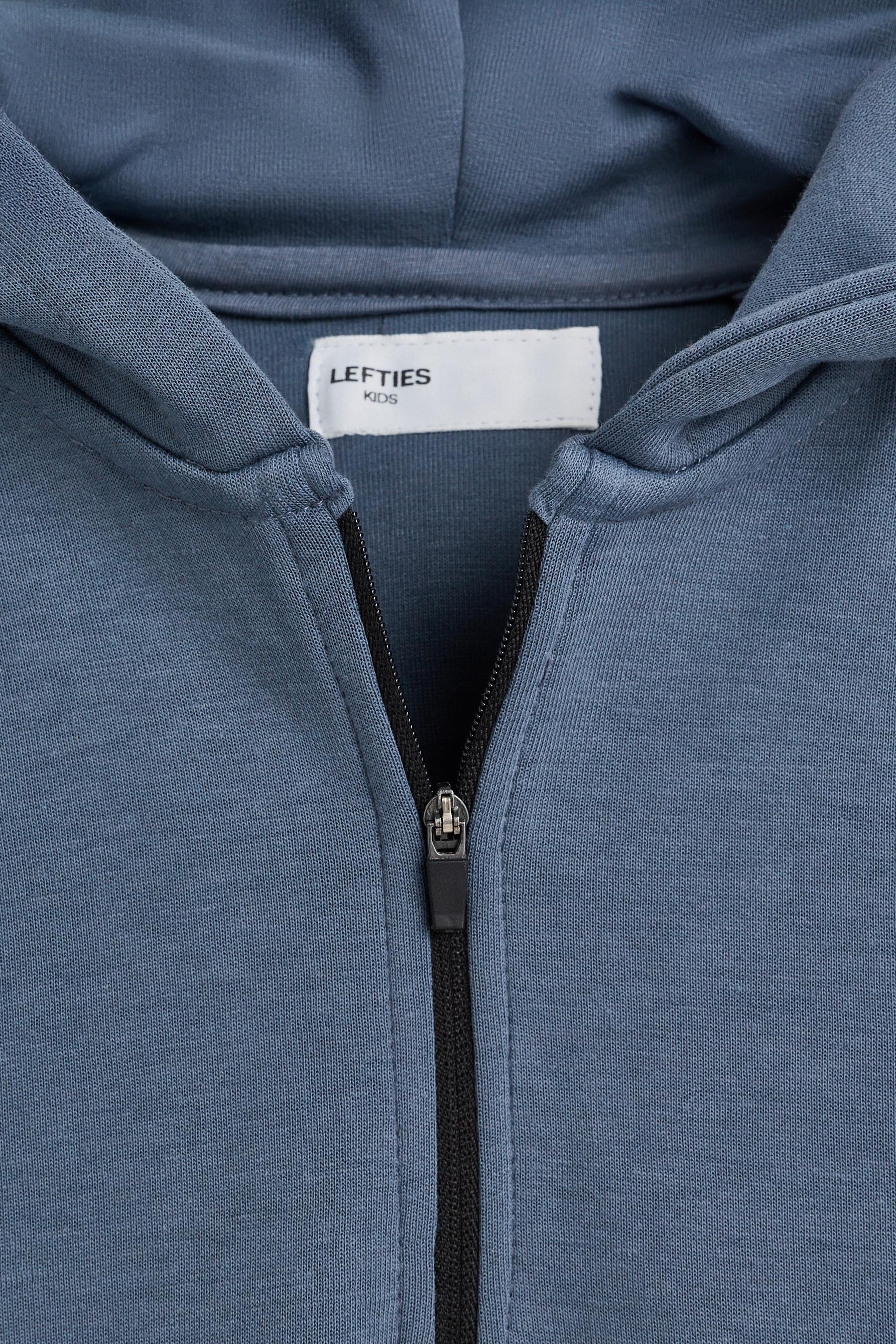 Interlock hoodie — STEEL BLUE