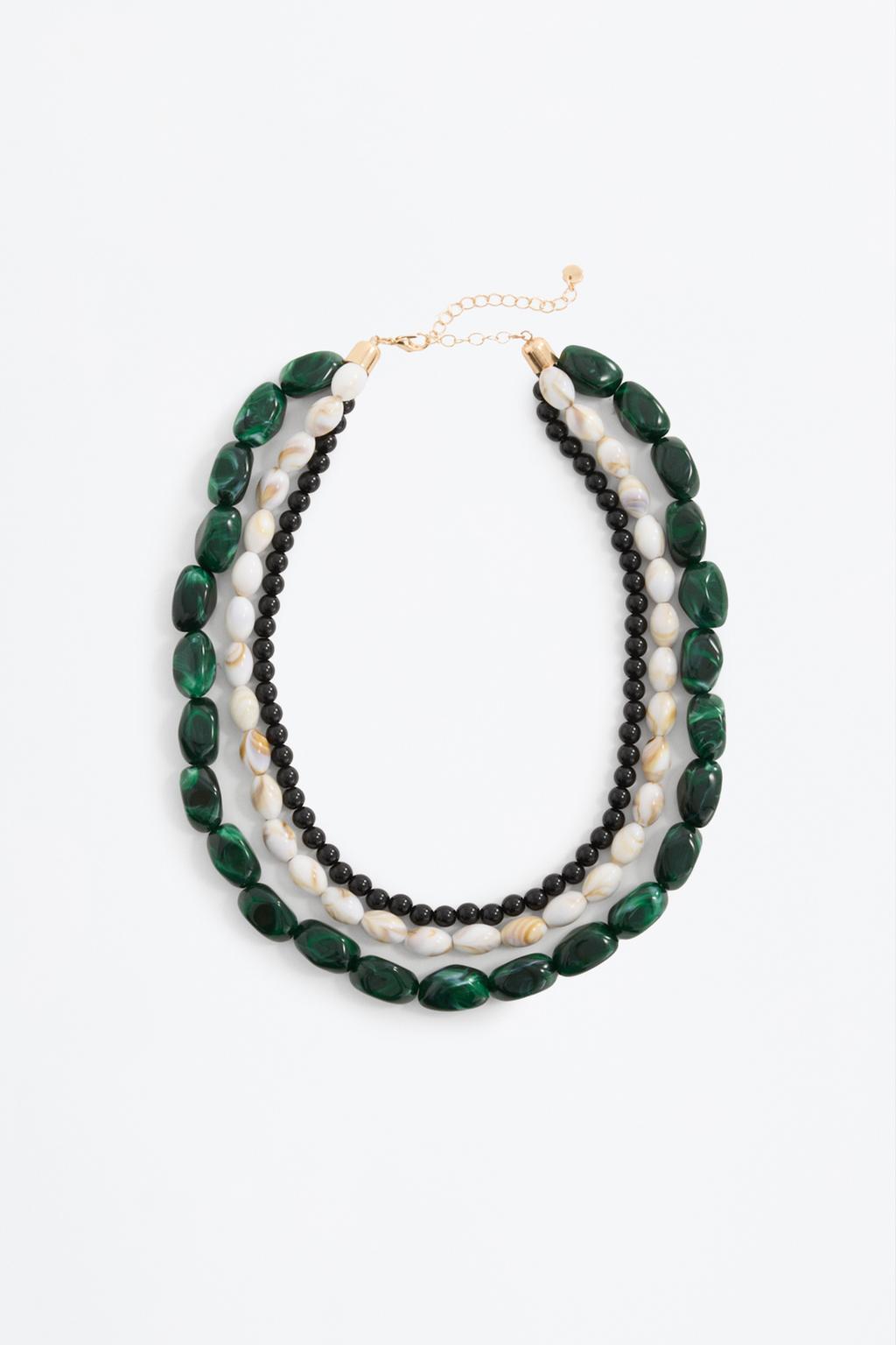 Collar múltiple abalorios