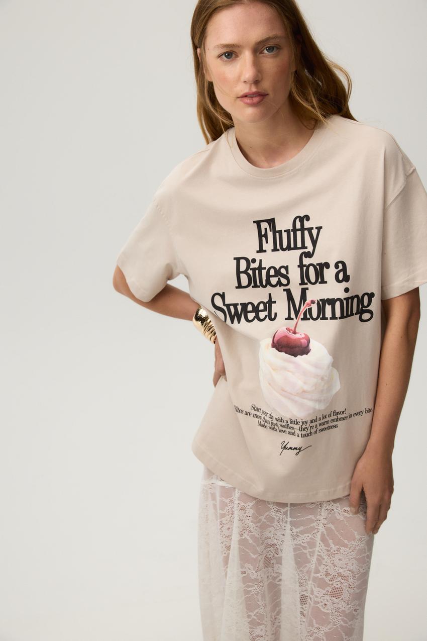 Camiseta estampada Camisetas ROPA Mujer Lefties ESPAÑA