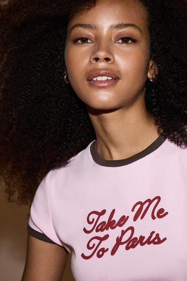 Printed T-shirt — PASTEL PINK 3