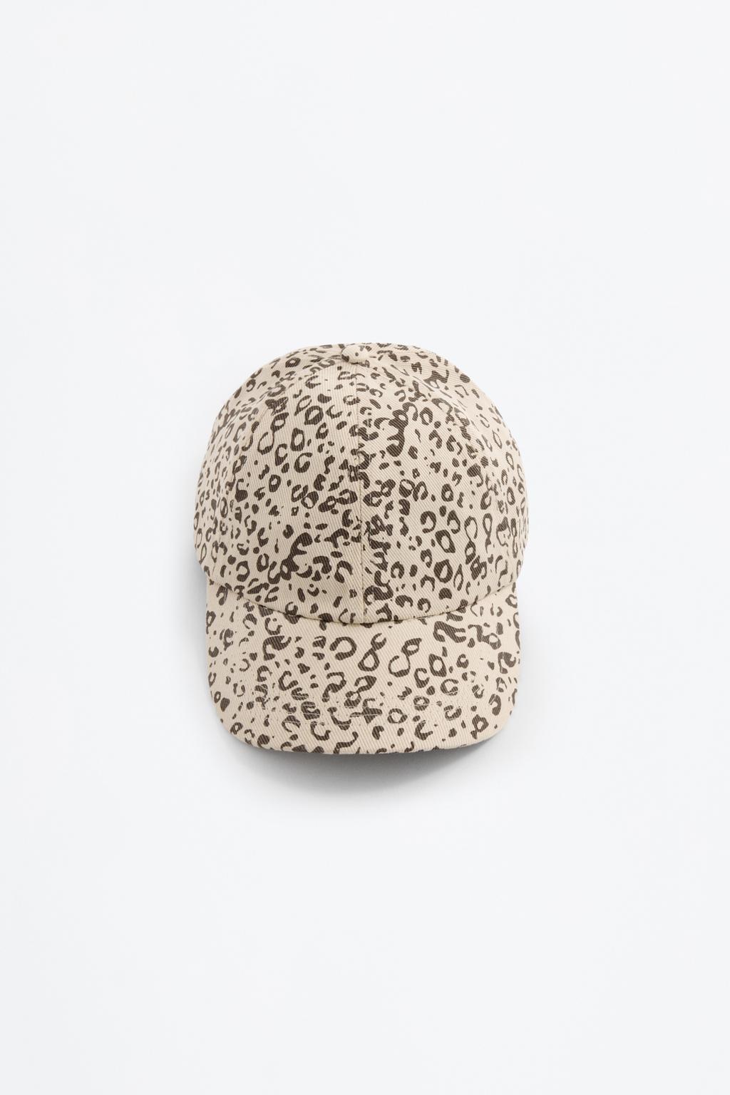 Animal print cap
